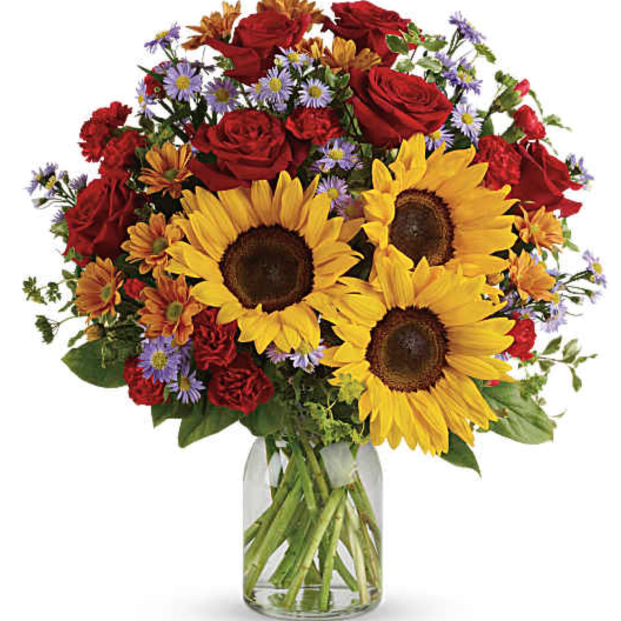 Pure happiness is what this pretty bouquet delivers - whether you're sending