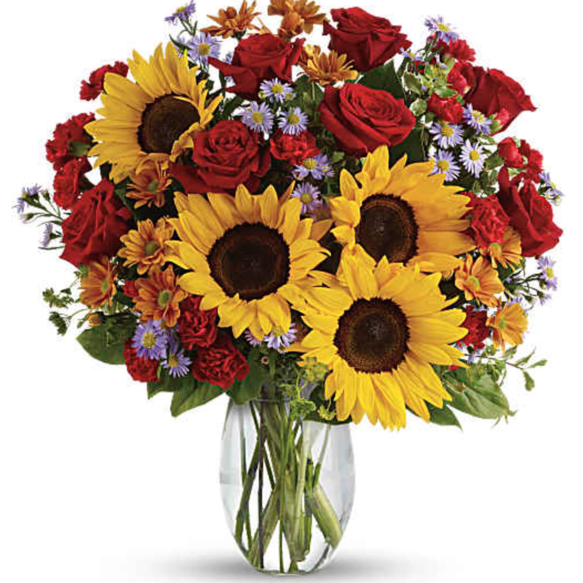 Pure happiness is what this pretty bouquet delivers - whether you're sending