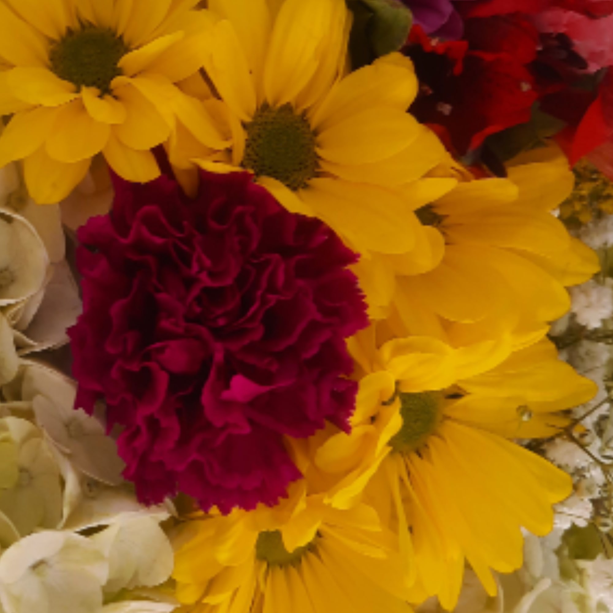 Bright, cheerful making this mixed bouquet a joyful choice for a birthday