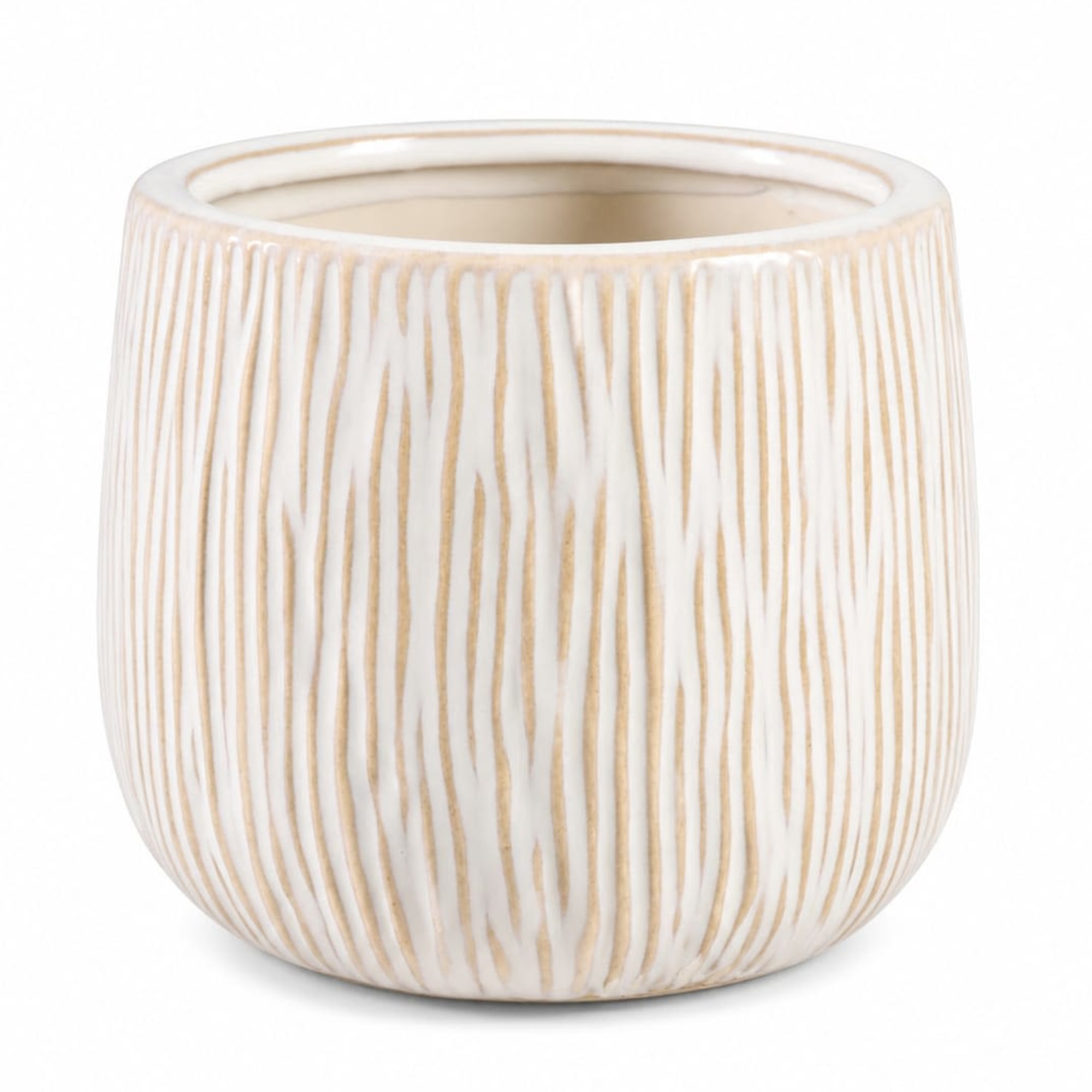 Cream ceramic vase collection 