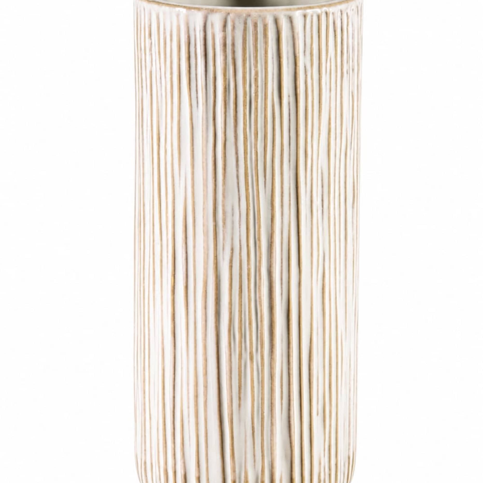 Cream ceramic vase collection 