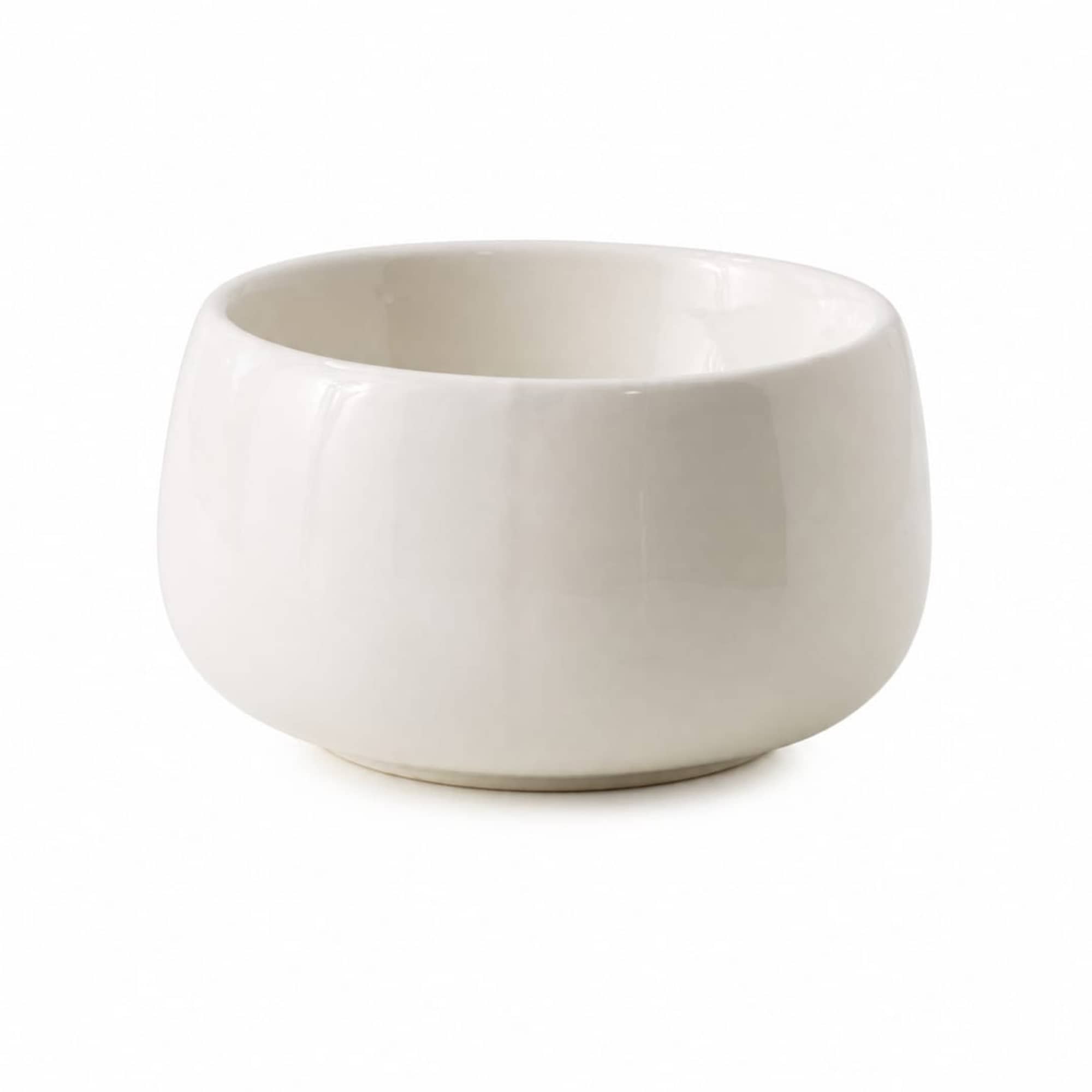 Sleek ceramic bowl vase
