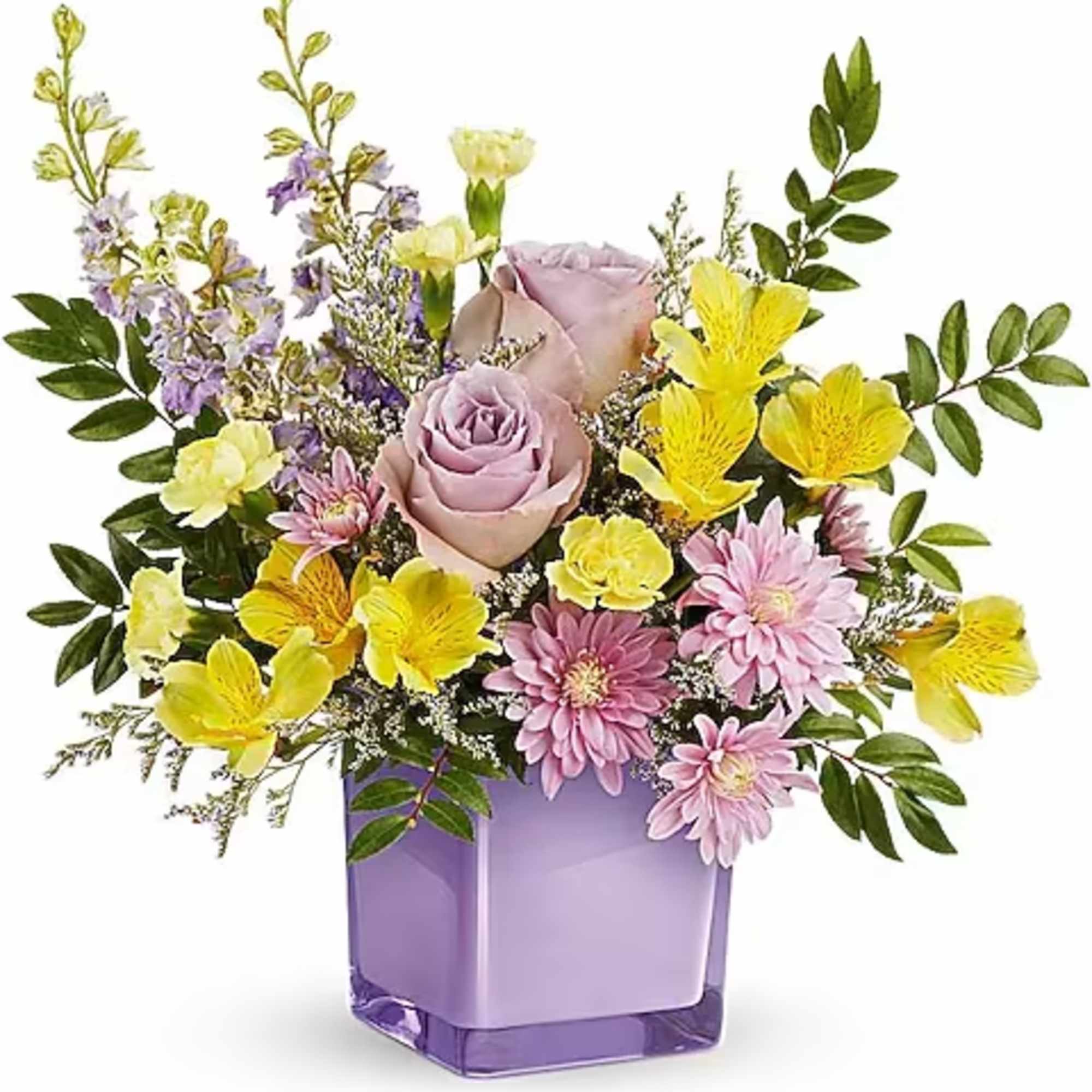 The Pastel Paradise Bouquet captures the charm of spring with lavender roses