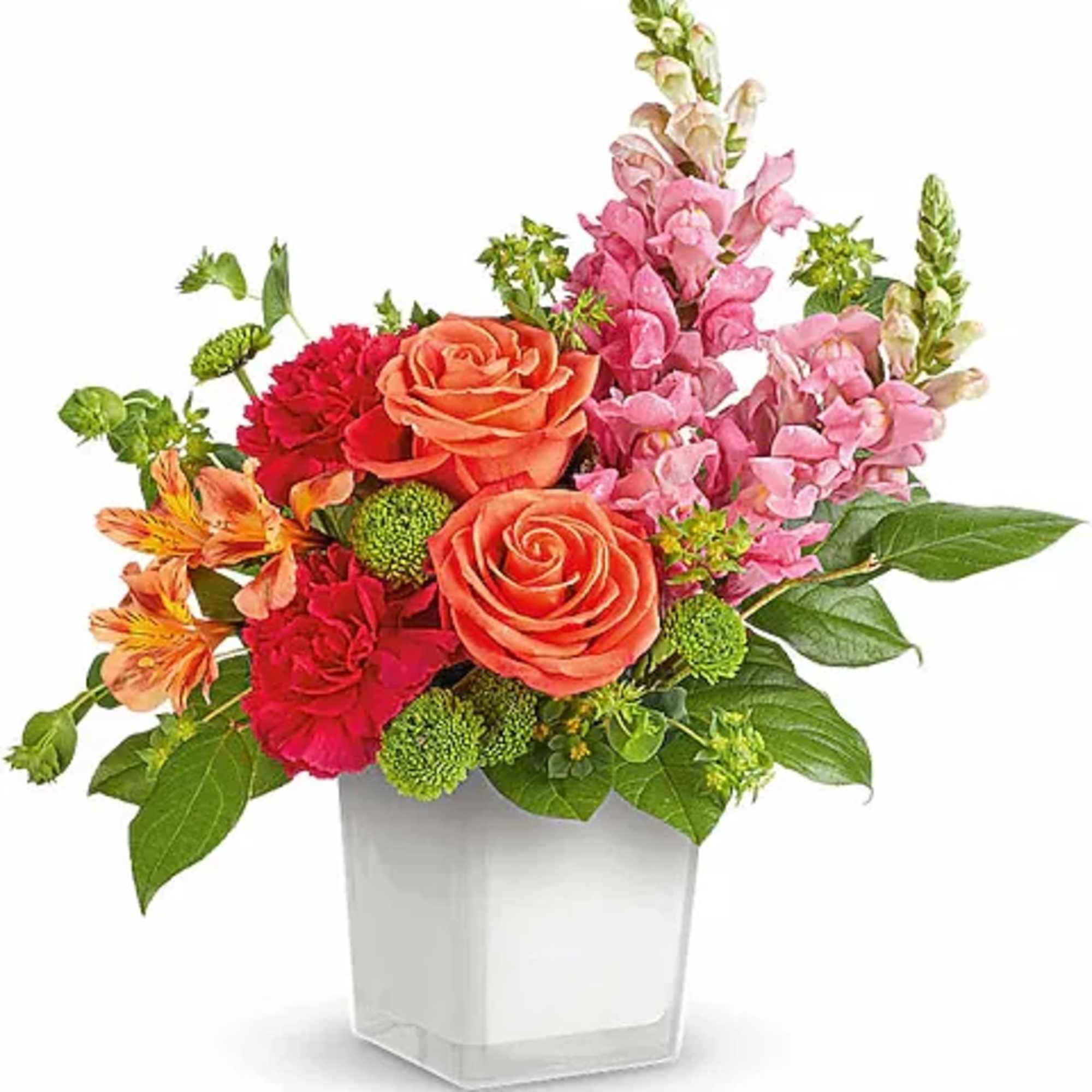 Fresh and full of energy, the Citrus Sunset Bouquet glows with vibrant