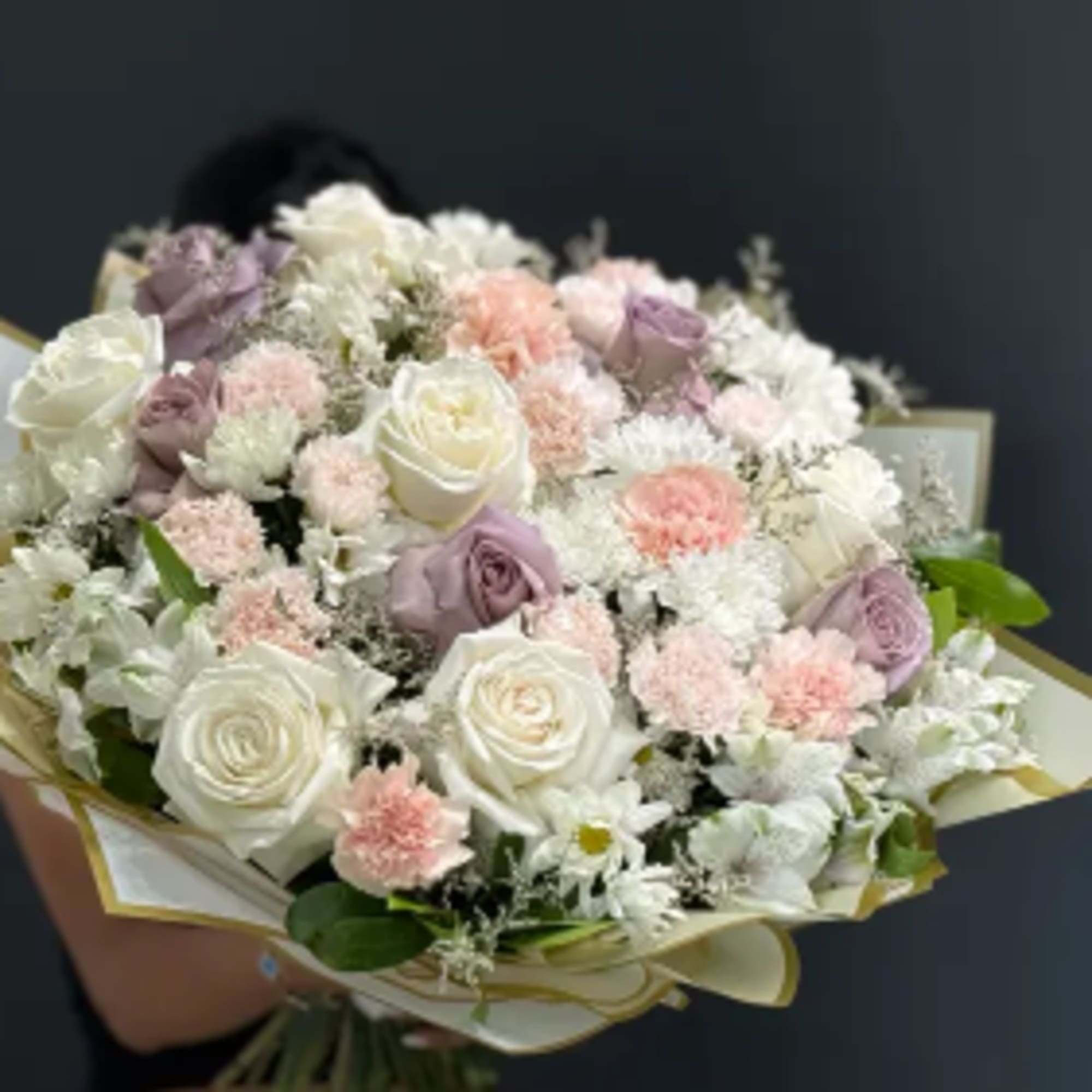 Whispering Blooms Bouquet is a delicate composition designed in a soft, romantic, photo 2 of 2