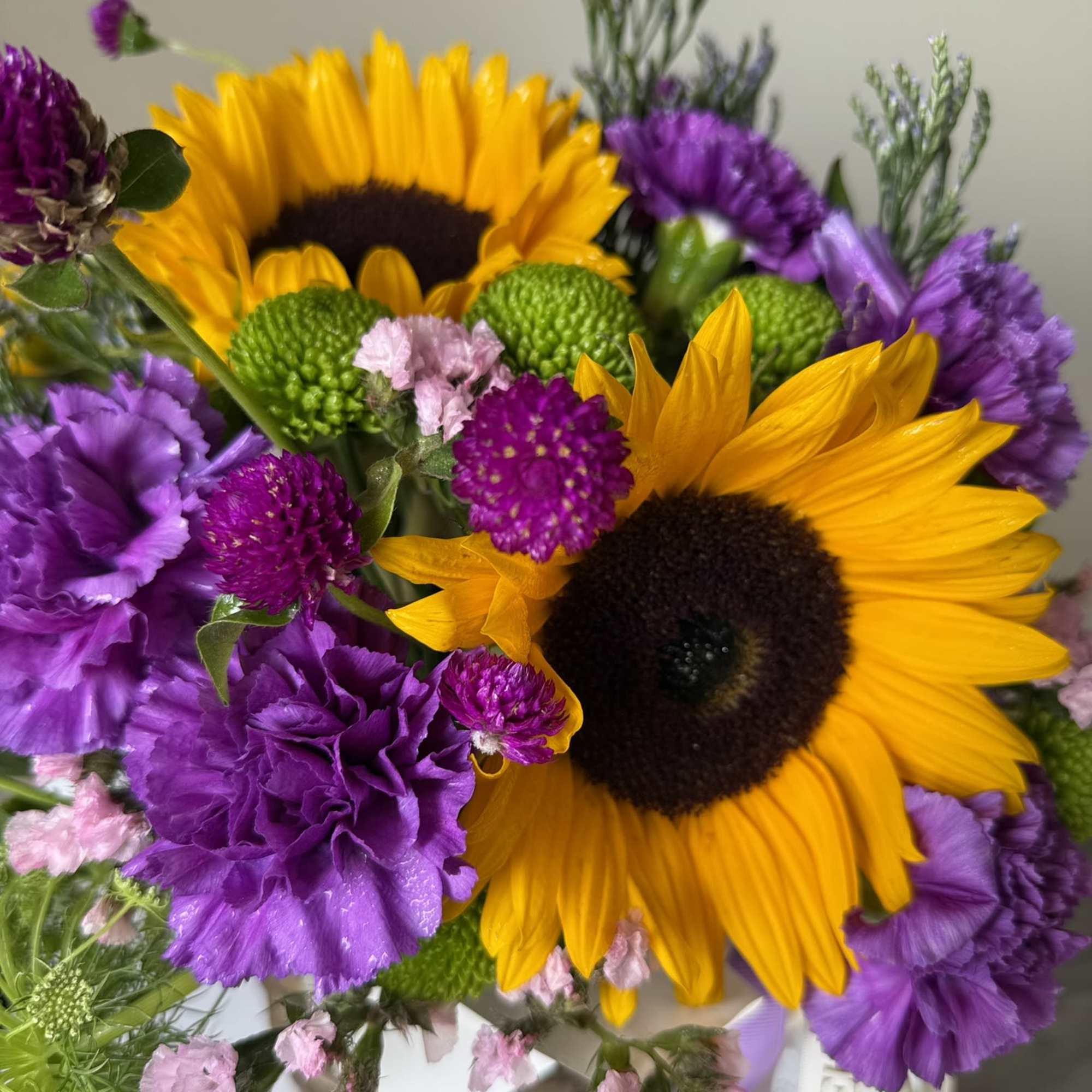 Discover the ideal floral gift with our vibrant basket arrangement, which features, photo 2 of 3