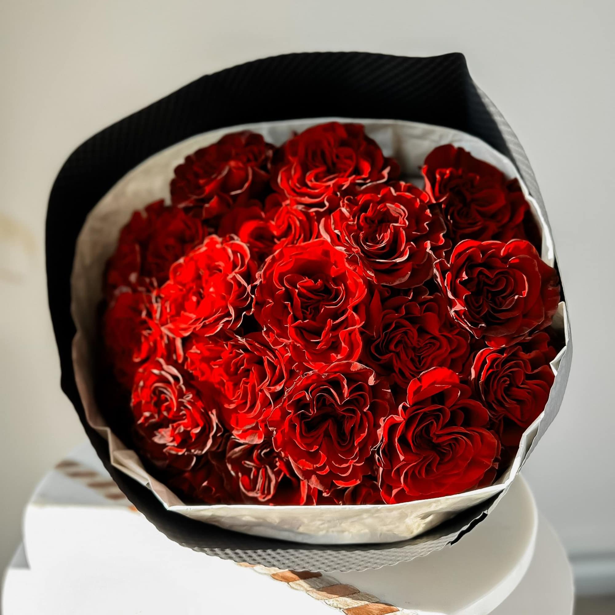 Express your love with the Red Heart Bouquet, a breathtaking creation that, photo 2 of 3