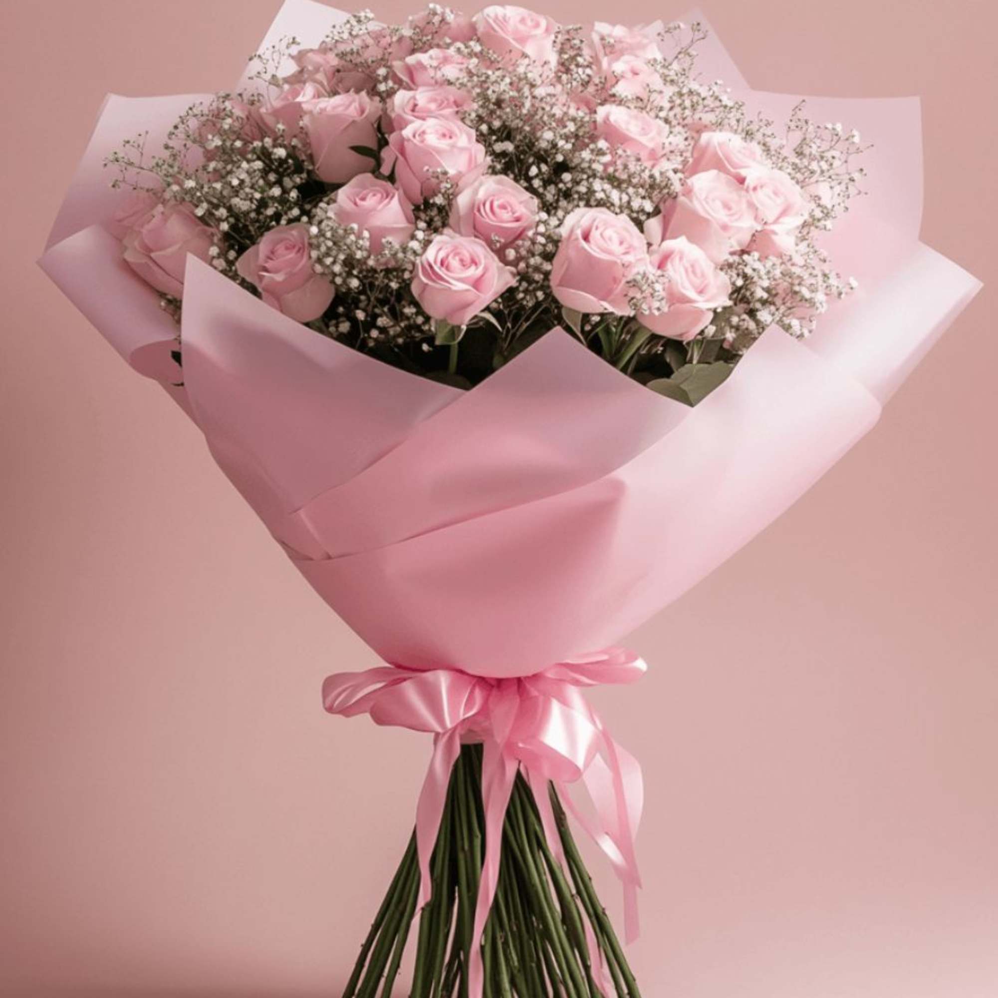 Delicate, elegant, and timeless &mdash; the Blush Whisper Bouquet features 12 soft