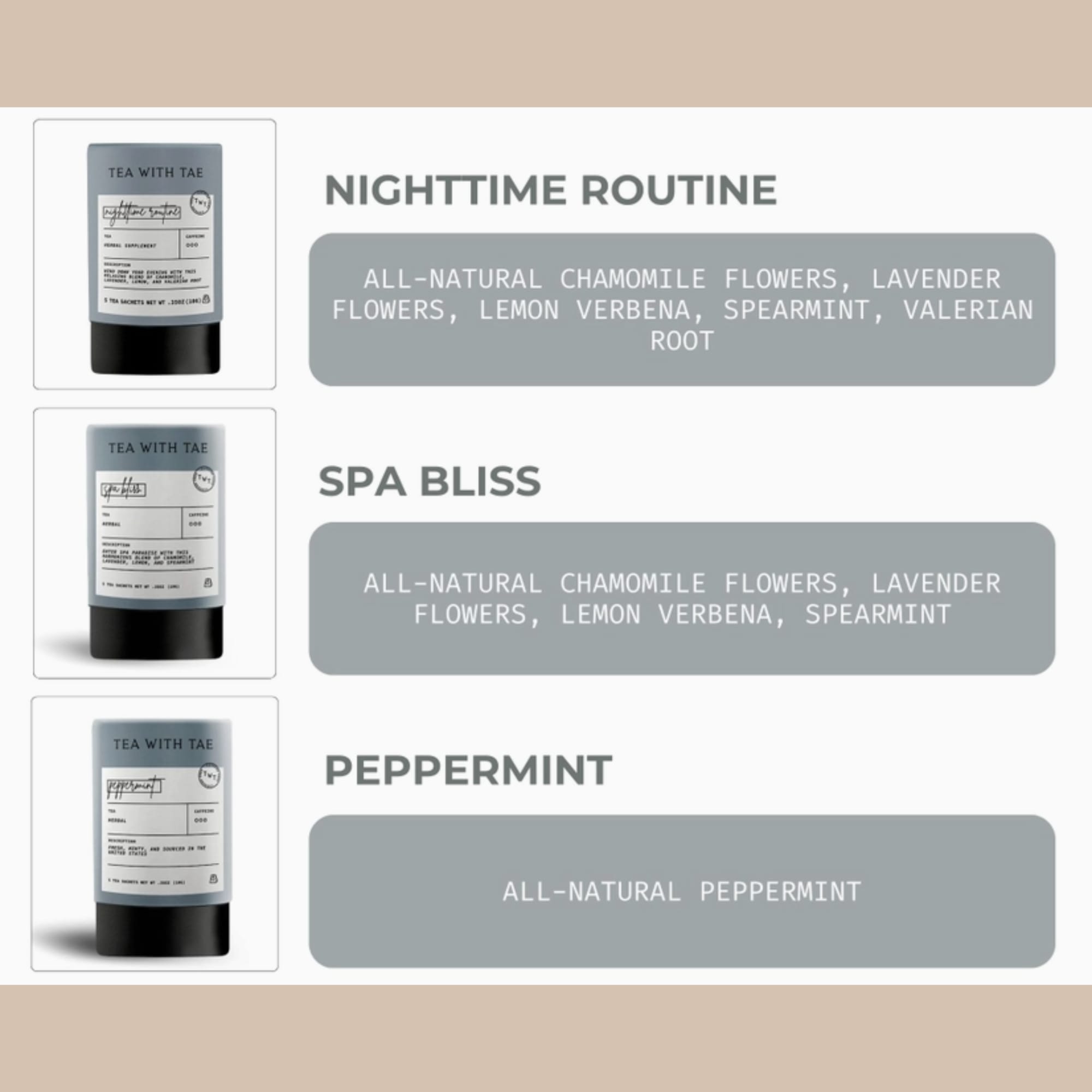A matte black presentation box of premium teas makes a calm, modern, photo 5 of 5