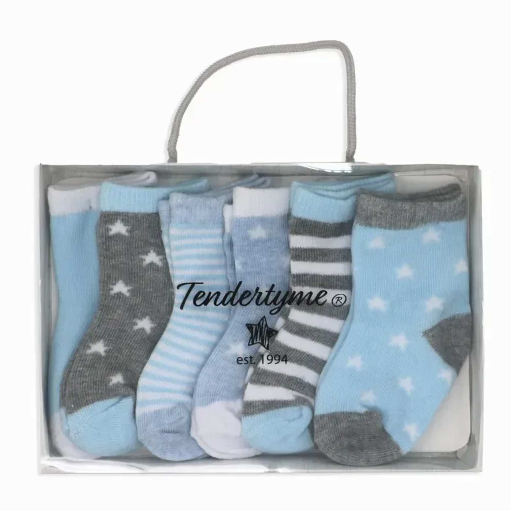 Baby Gift Basket Items:

Pacifire Holder, Receiving Blanket, 6 Socks, 5 Piece Clothing, photo 4 of 6