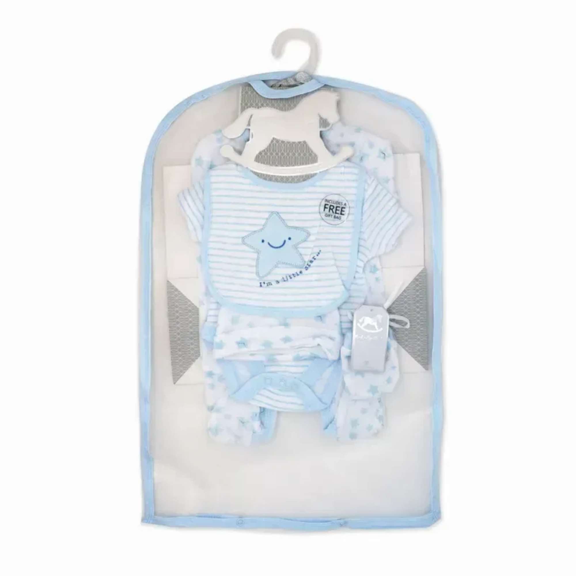New Born Gift Set 5 Piece Clothing Set , Receiving Blanket, Grooming, photo 5 of 7