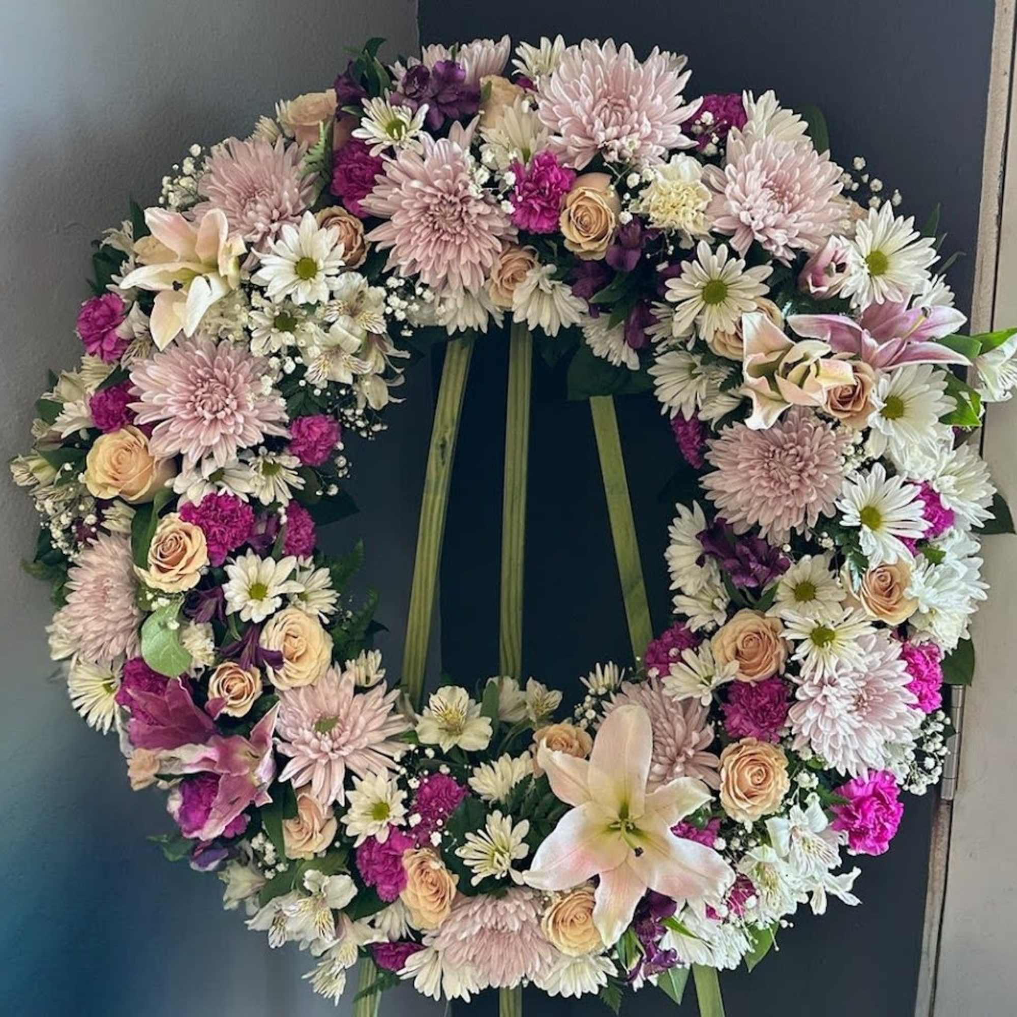This is a charming option for a funeral service, church or graveside.