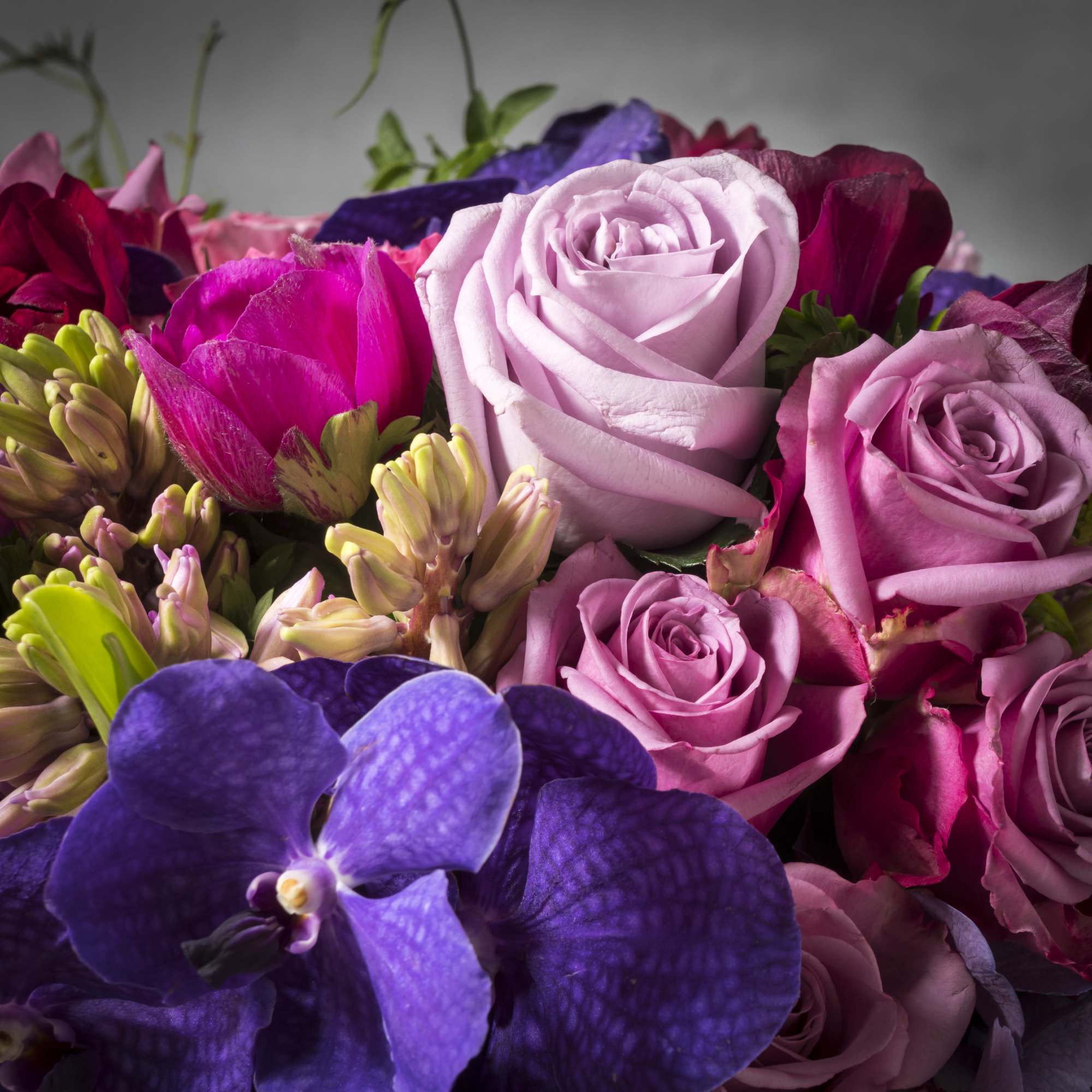 Touch their heart with this lavishly abundant and elegant arrangement in hues, photo 2 of 2