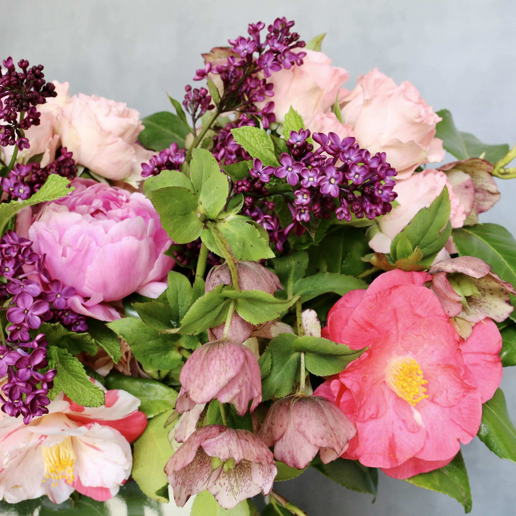 "Eve's Garden" is a variety of pink florals, such as, Pink Peonies, photo 4 of 4