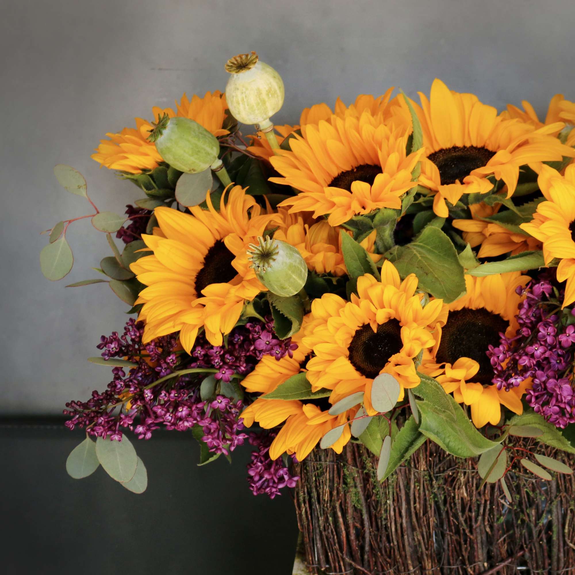Container: 6 inches by 11 inches
Arrangement: 13 inches by 20 inches
This arrangement, photo 2 of 4