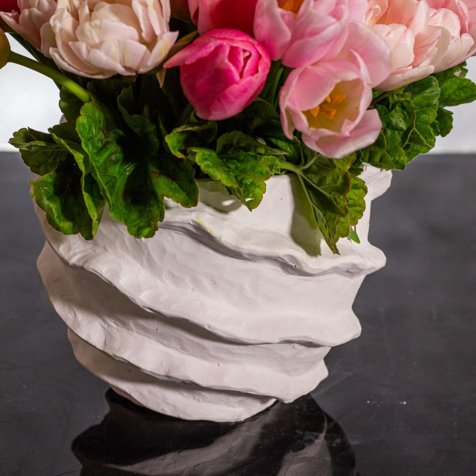Embrace the essence of spring with our exquisite arrangement featuring 50 pink, photo 3 of 4