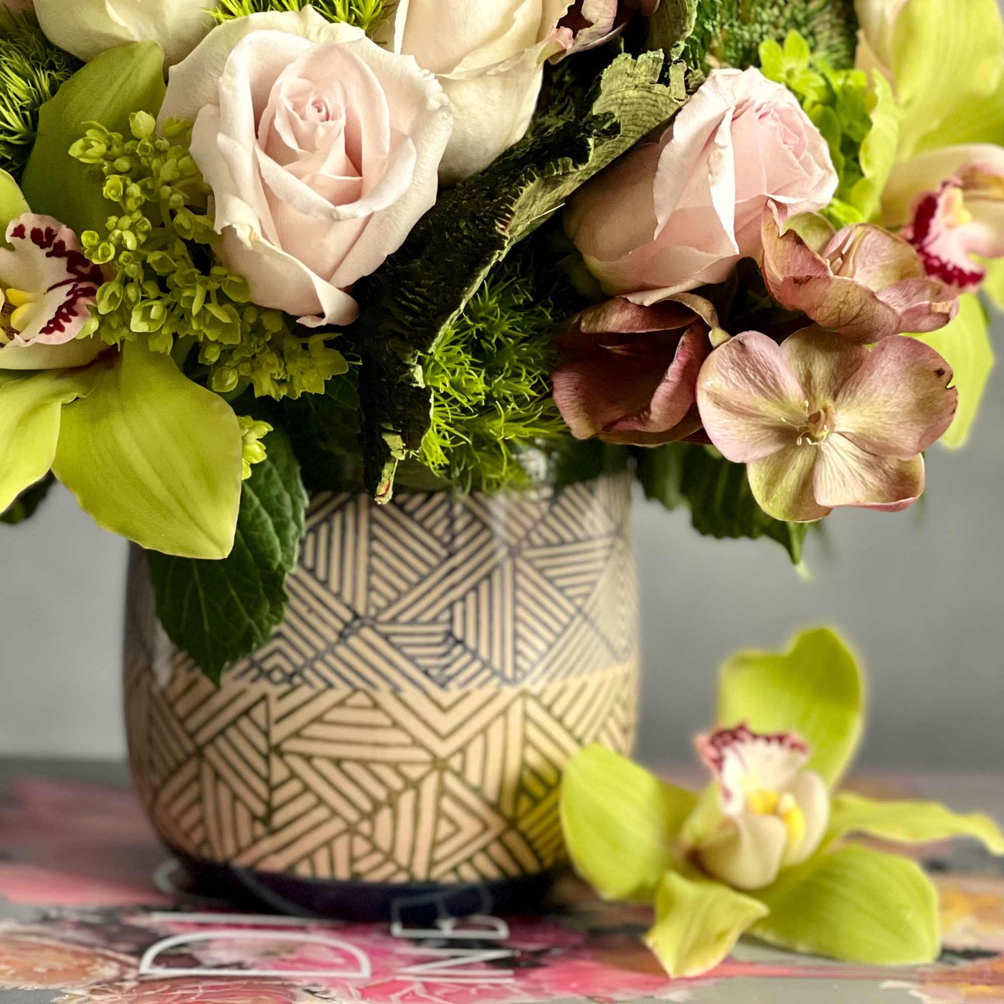 A modern take on earthy toned florals! Our "Rustic Romance" is a, photo 2 of 4
