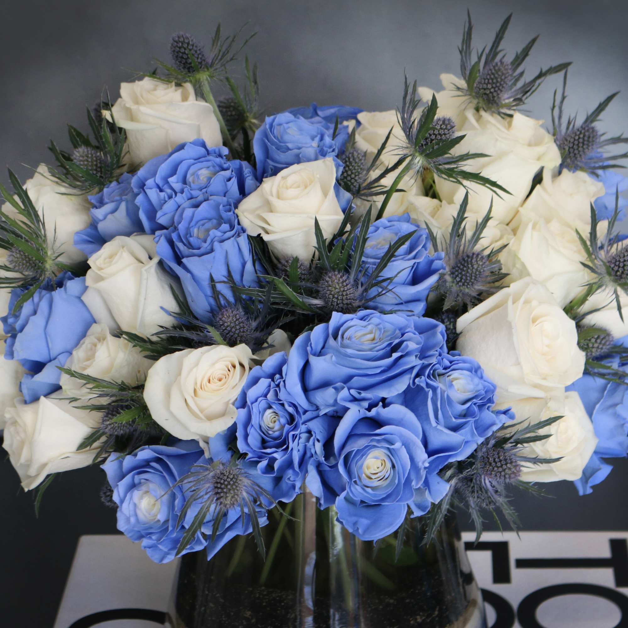 "Blue Me Away" is a unique new twist to a simple vase, photo 3 of 4