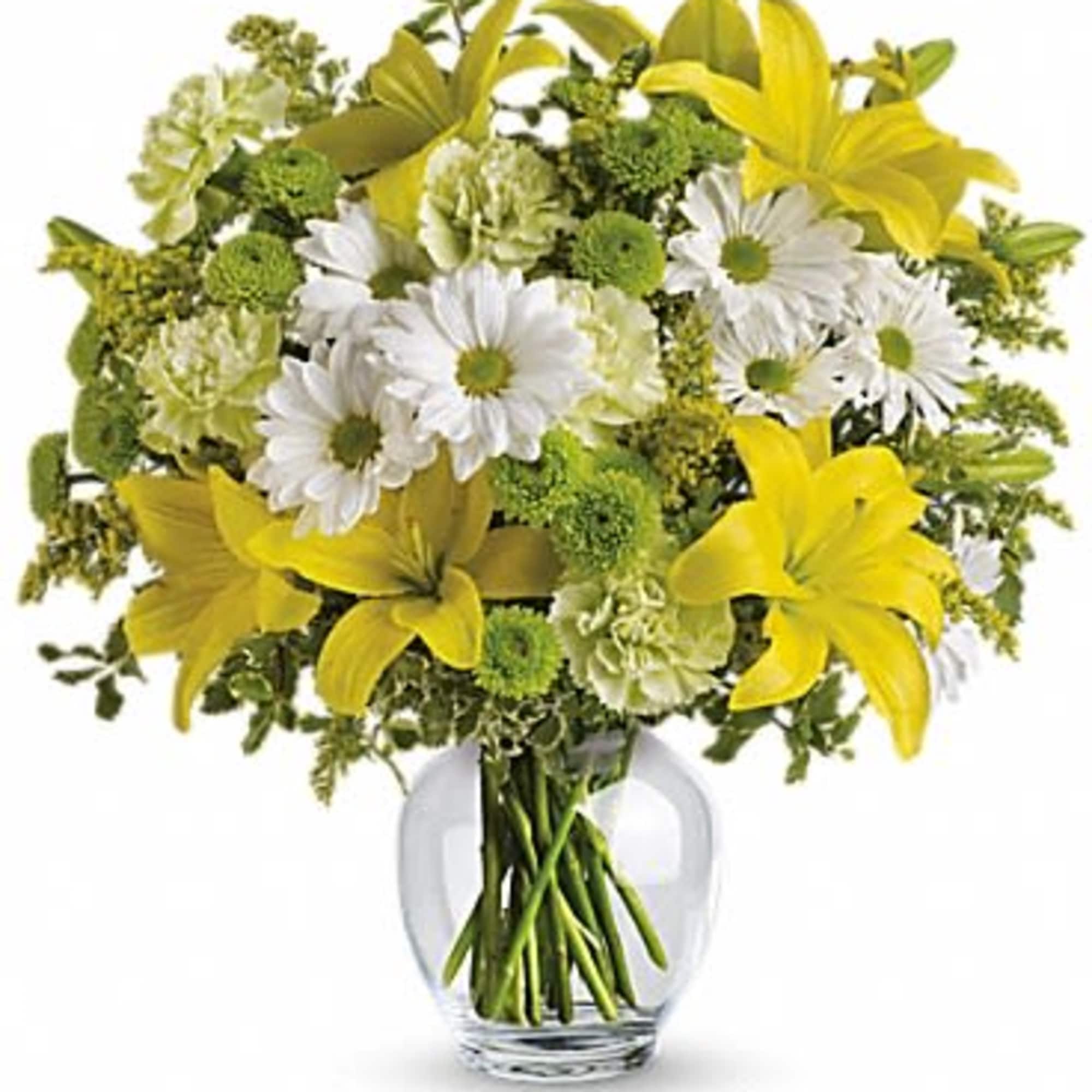 Let the sunshine in with this bevy of bright blooms - yellow