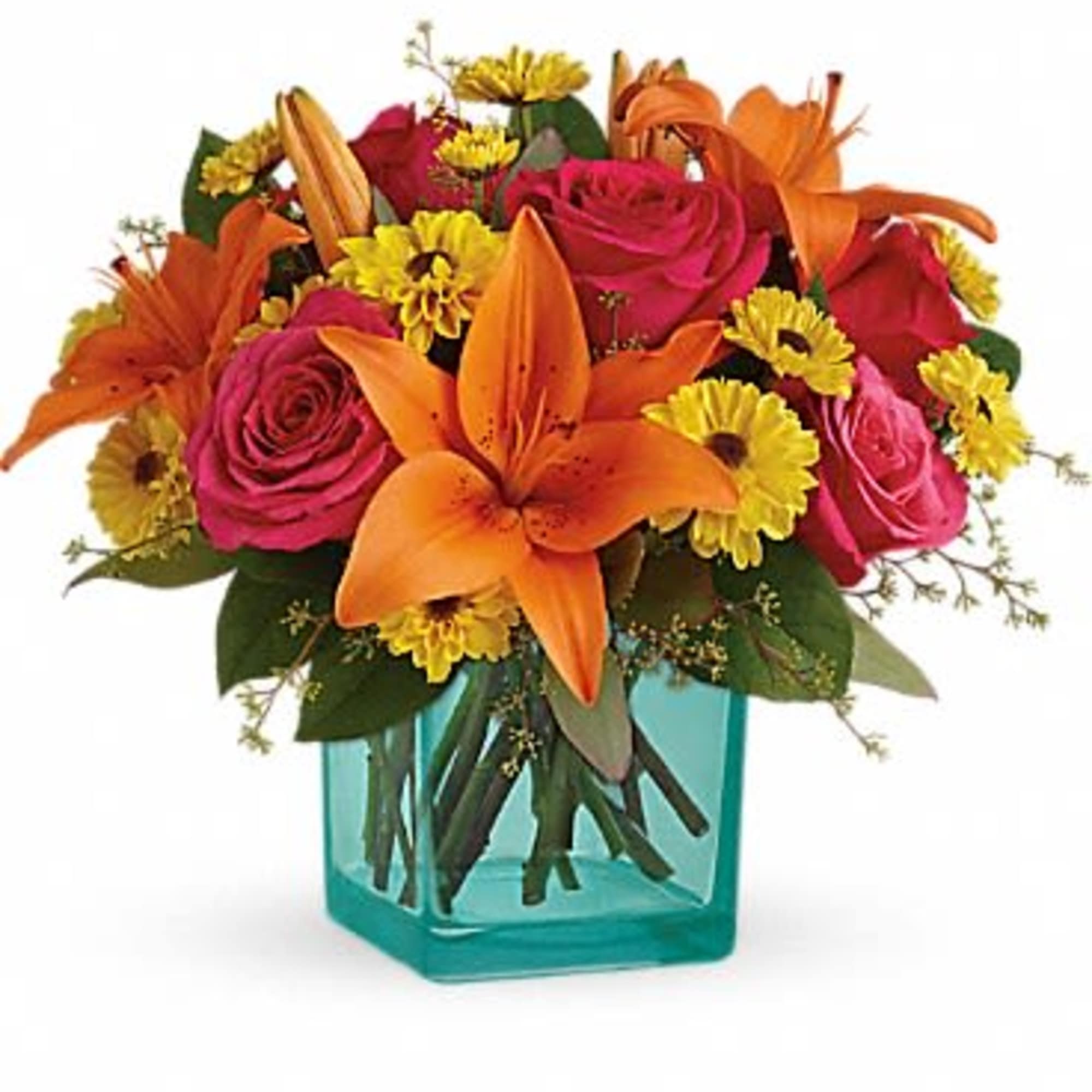 A party of petals! Celebrate any occasion with this fun-filled bouquet that