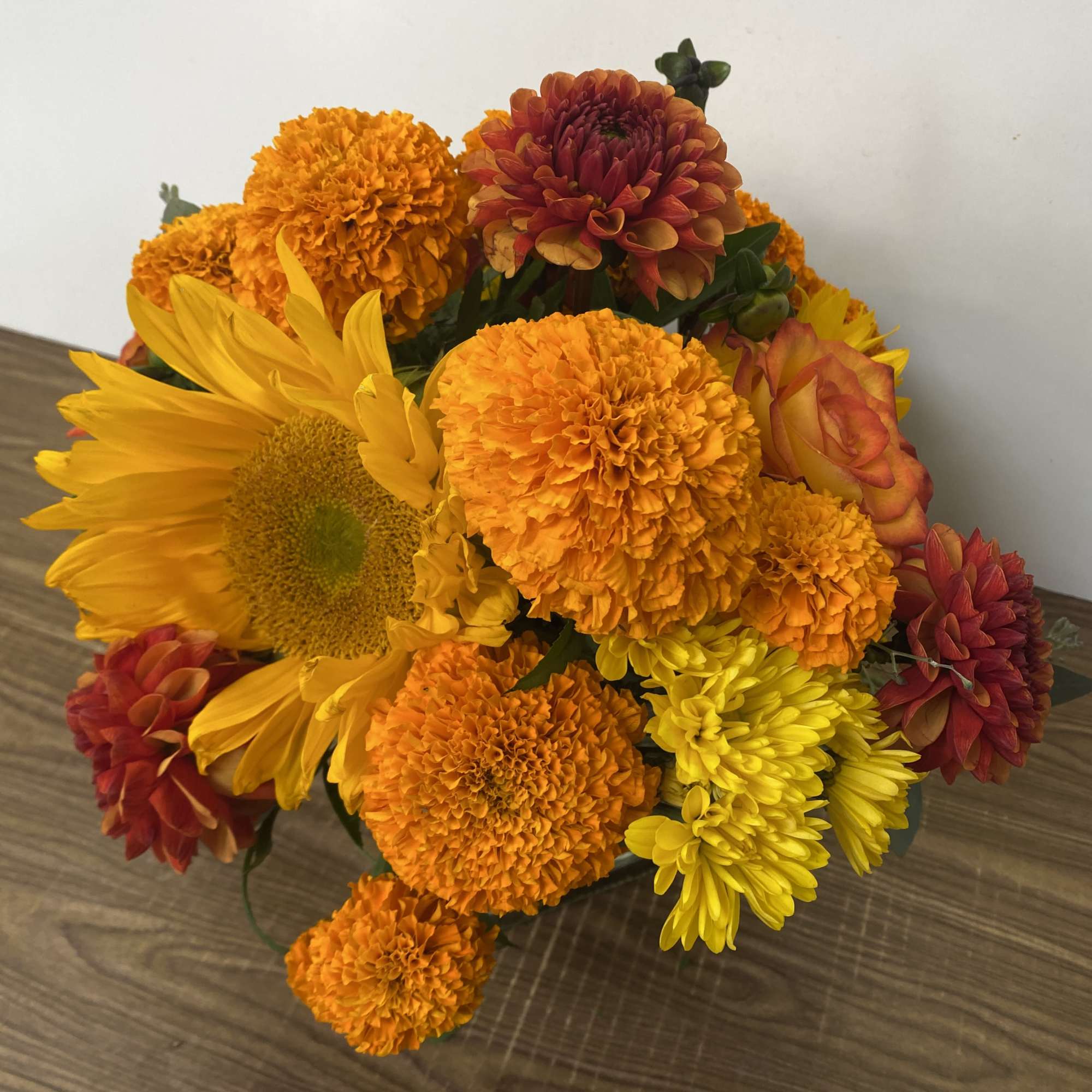 Combinations of orange and yellow flower, photo 2 of 2