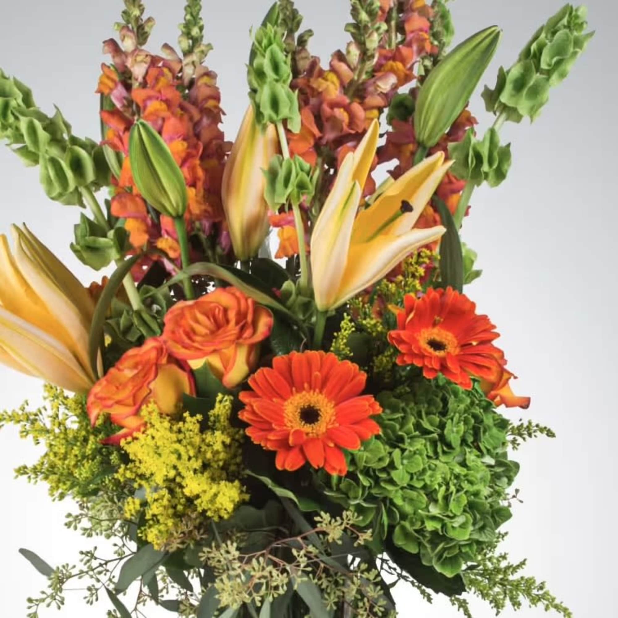 Feel the beauty of autumn in full bloom with this tall bouquet, photo 2 of 2