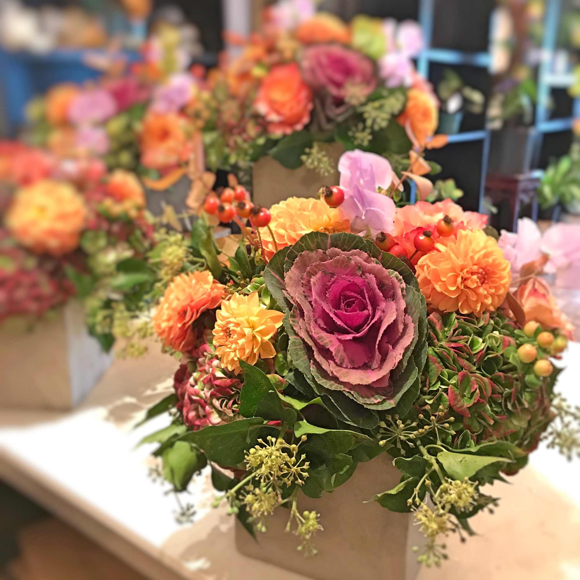 Bring the autumn flowers to home