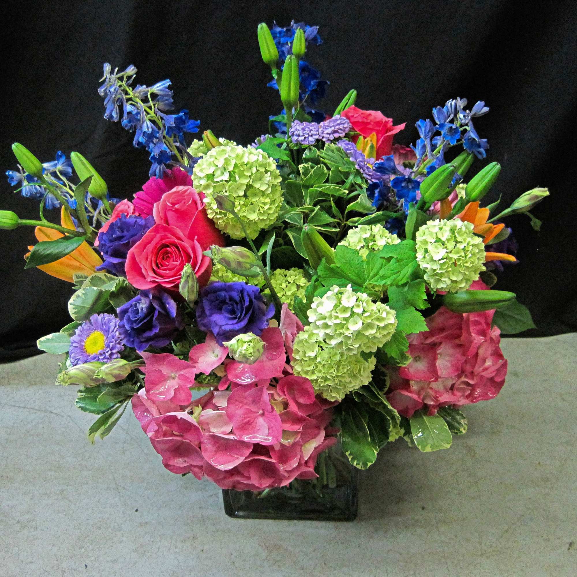 A luxurious profusion and rich colors and abundant blossoms. A very impressive