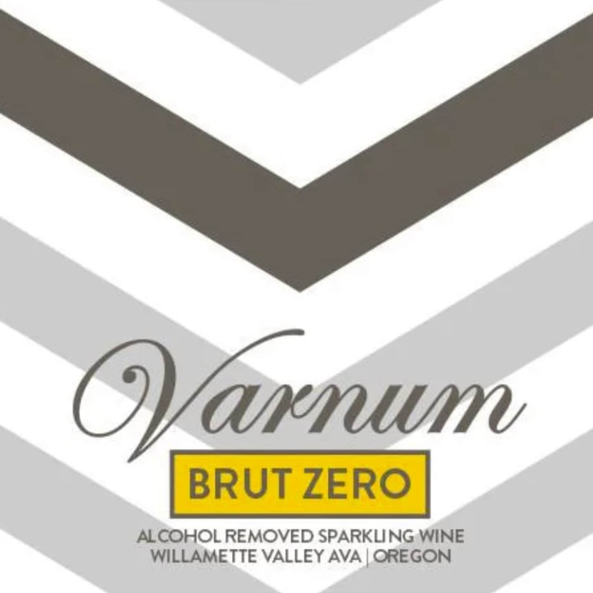 Bottle label for Varnum Brut Zero sparkling wine