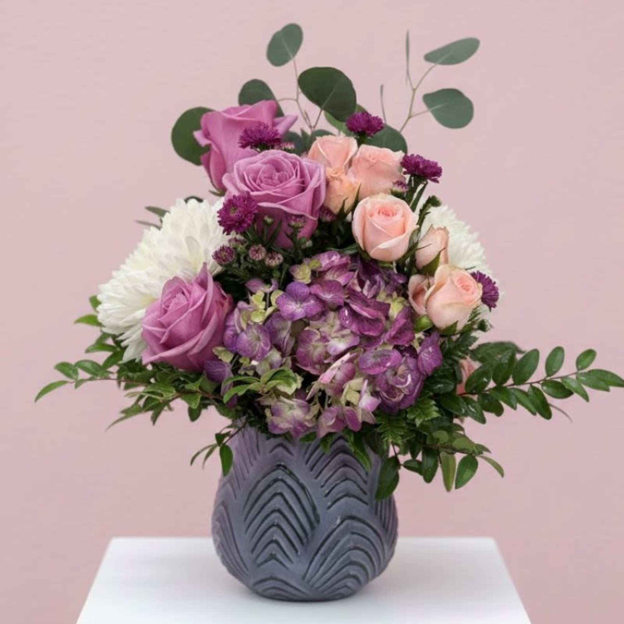A  dreamy floral arrangement for your someone special, created with blooms, photo 2 of 2