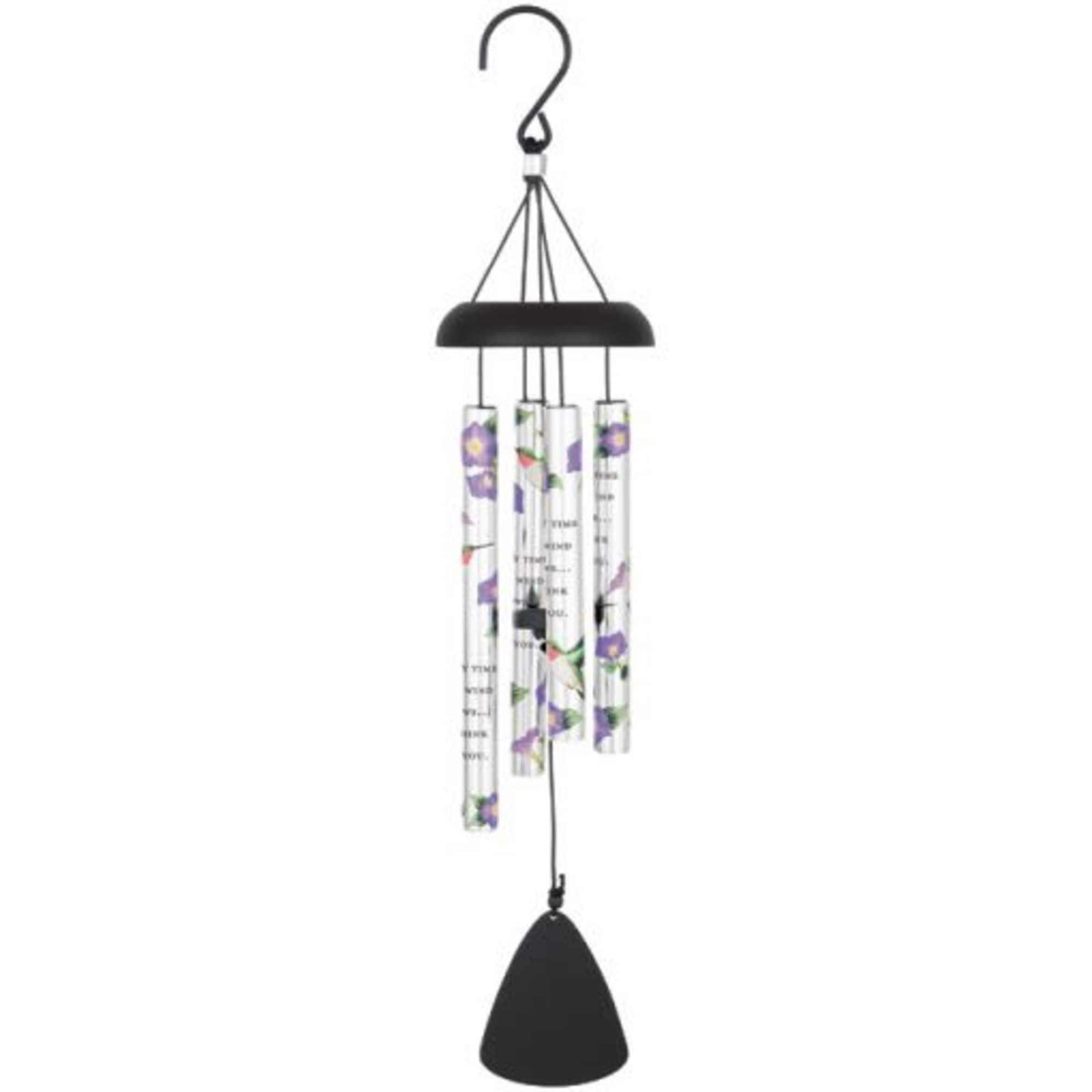 Our 21" Picturesque Sonnet Chimes feature powder coated aluminum construction
and UV printed