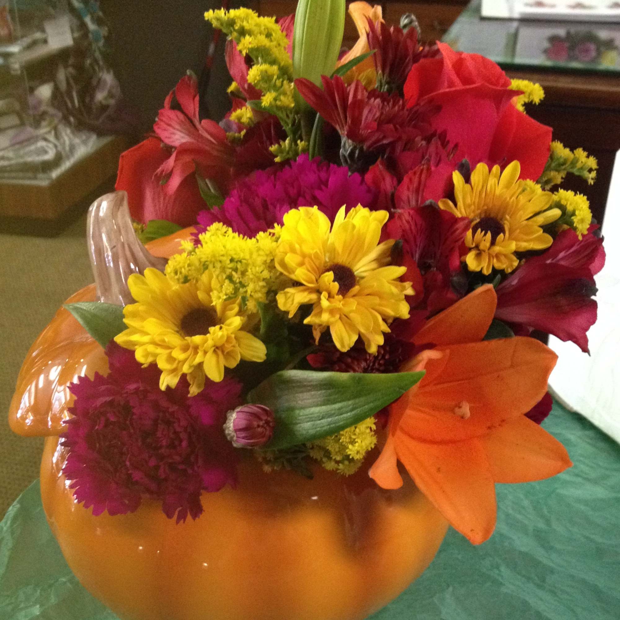 The perfect amount of fall for anybody! The keepsake ceramic pumpkin will, photo 4 of 5