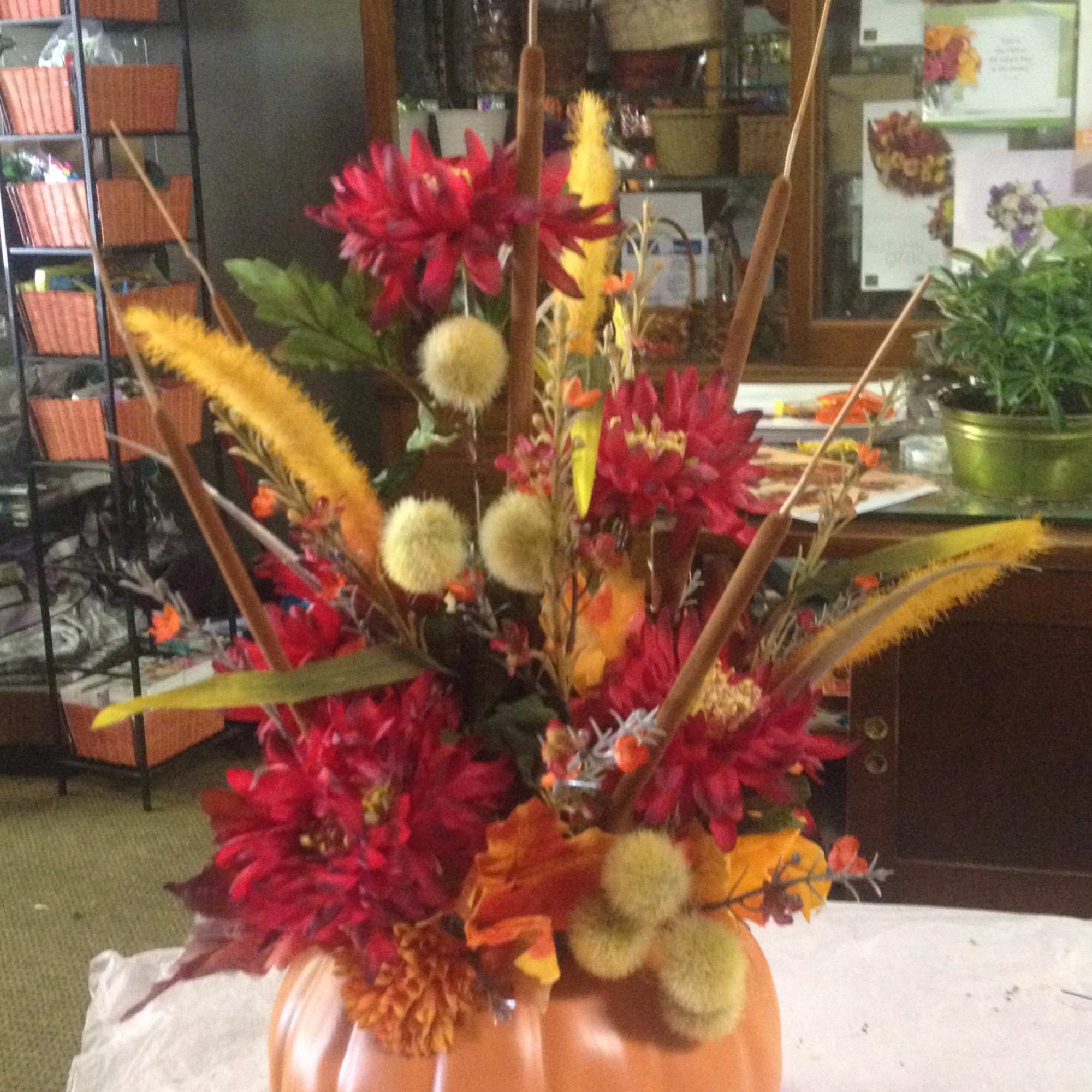 The perfect amount of fall for anybody! The keepsake ceramic pumpkin will, photo 2 of 5