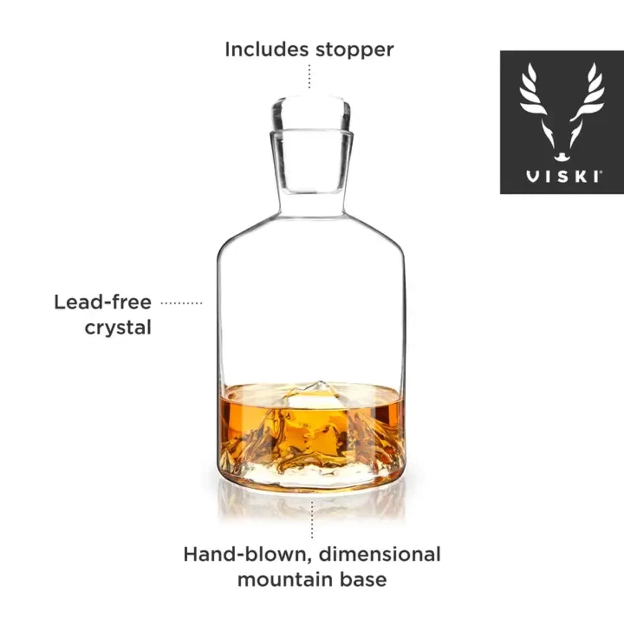 Display your liquor in style with this unique mountain decanter. This crystal, photo 4 of 4