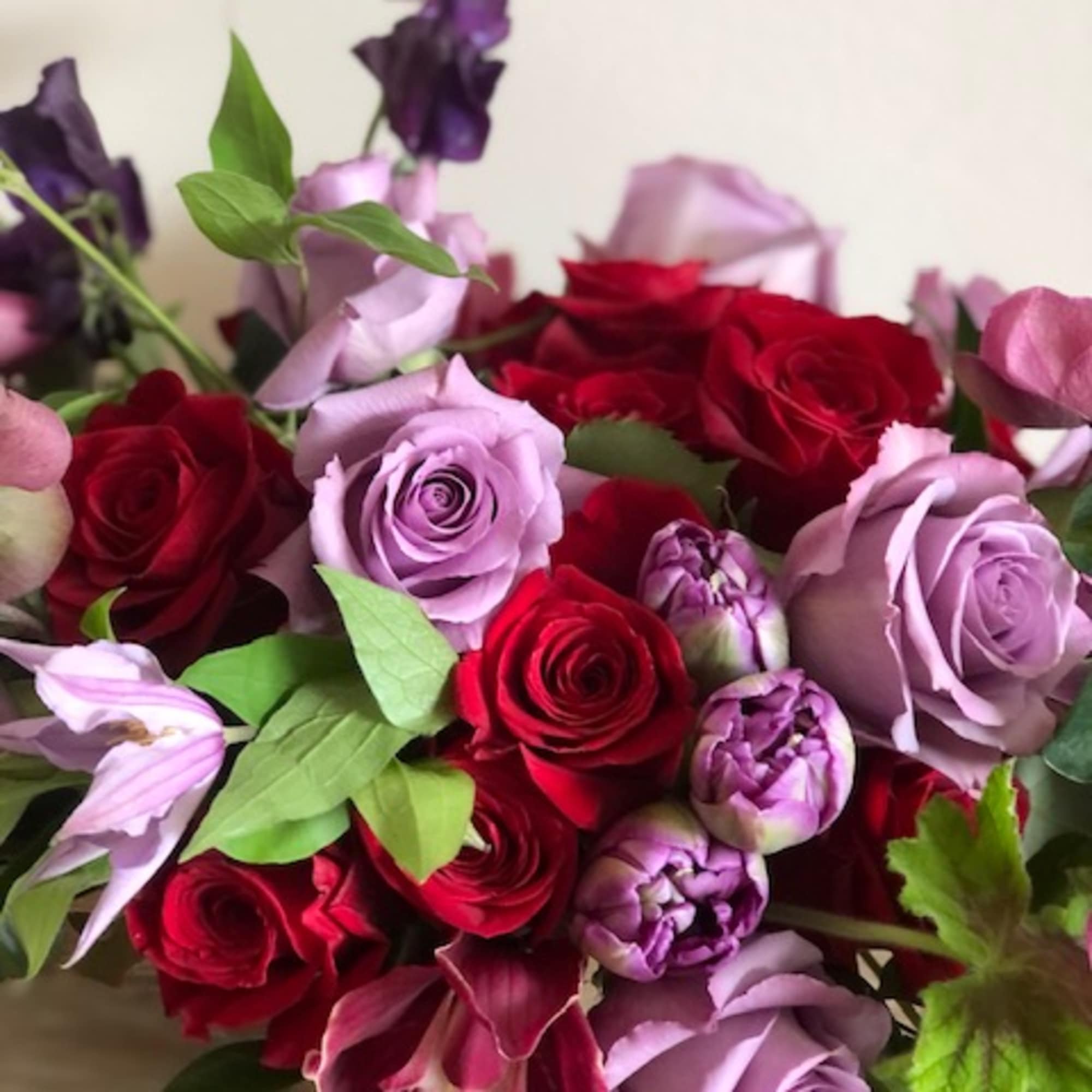 A Beautiful mix of flowers in a deeper, richer color tone. Perfect, photo 2 of 2