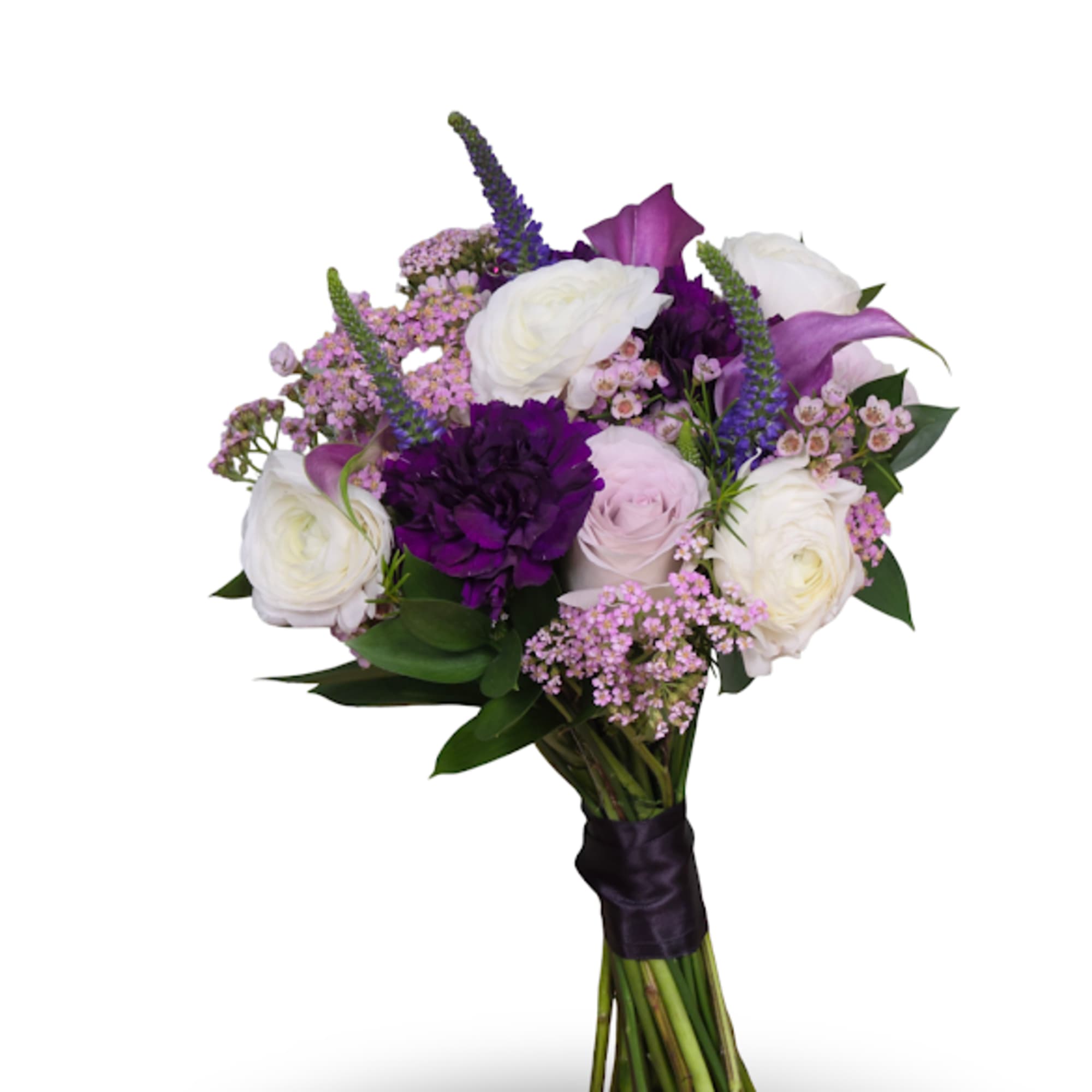 Moonlit Elegance Posy brings a softly dramatic look to weddings and special