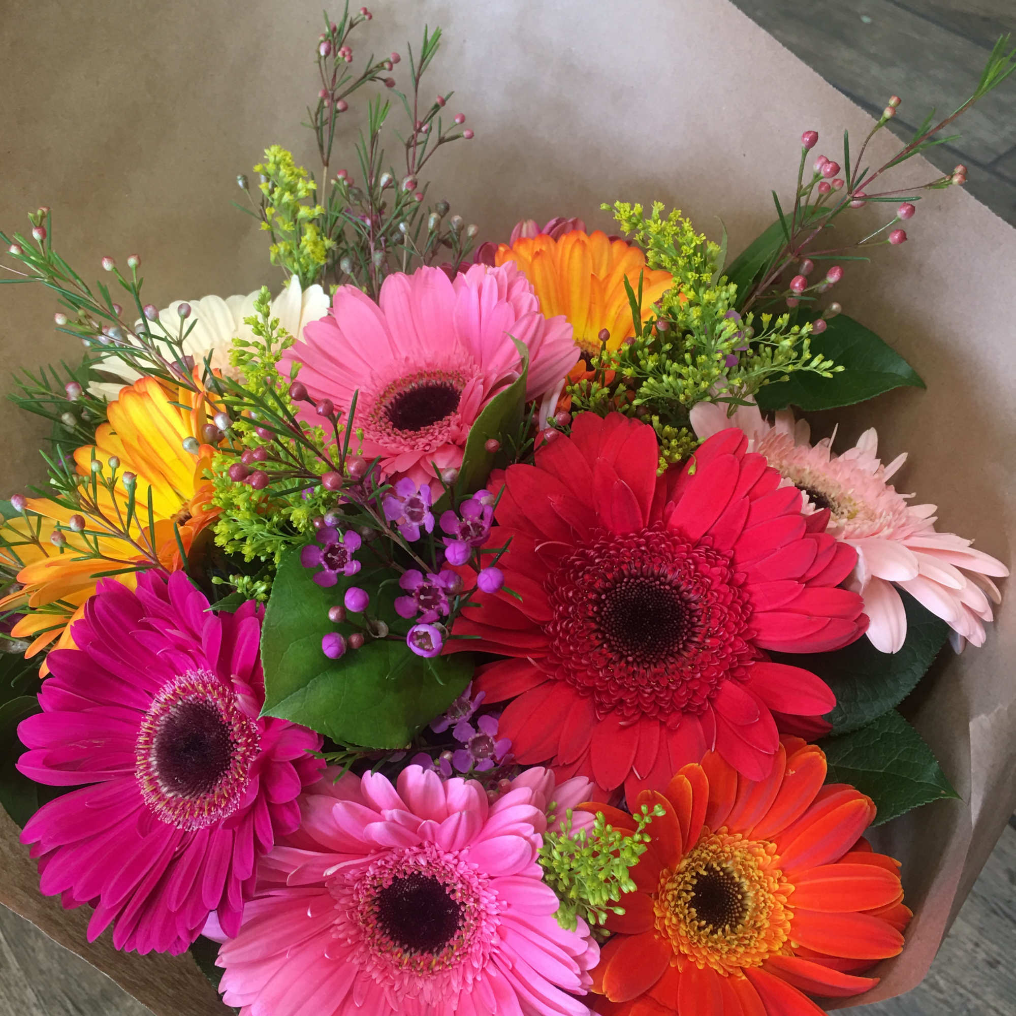 Bouquet of gerberas daisies, photo 2 of 2