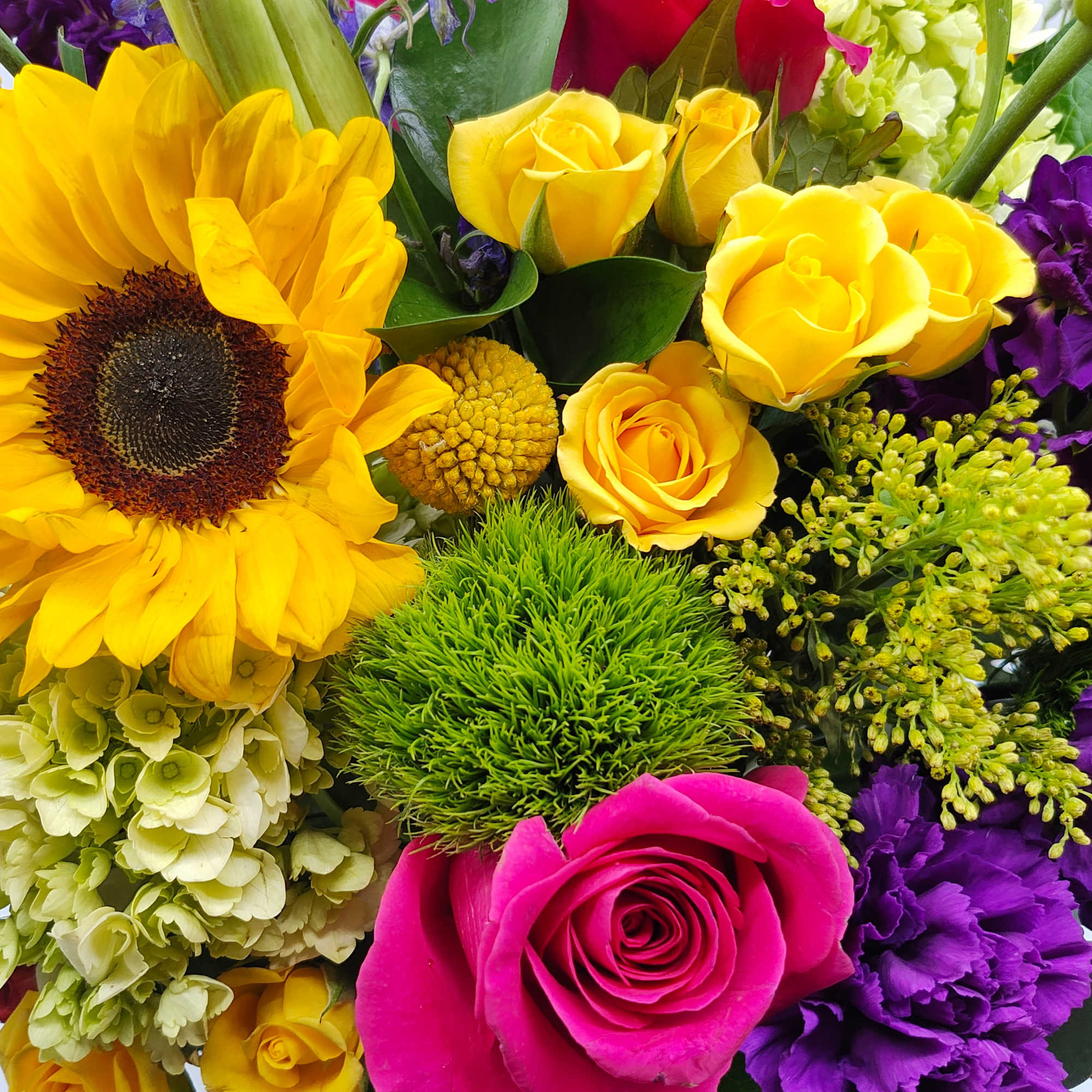 A vase of the season's best flowers delivered once a month for