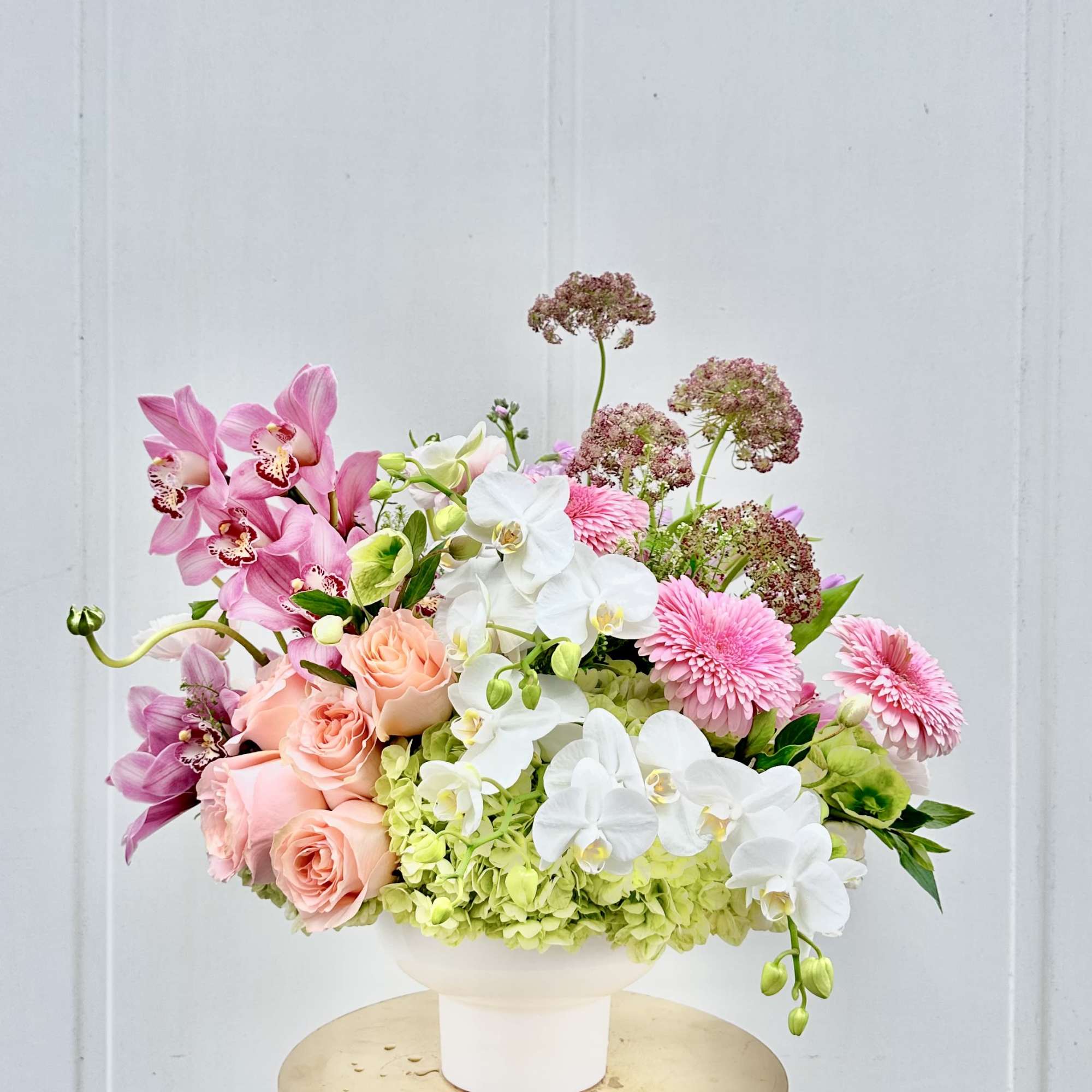 Lush, vibrant, and undeniably elegant, Mom&rsquo;s Favorite is a show-stopping arrangement designed