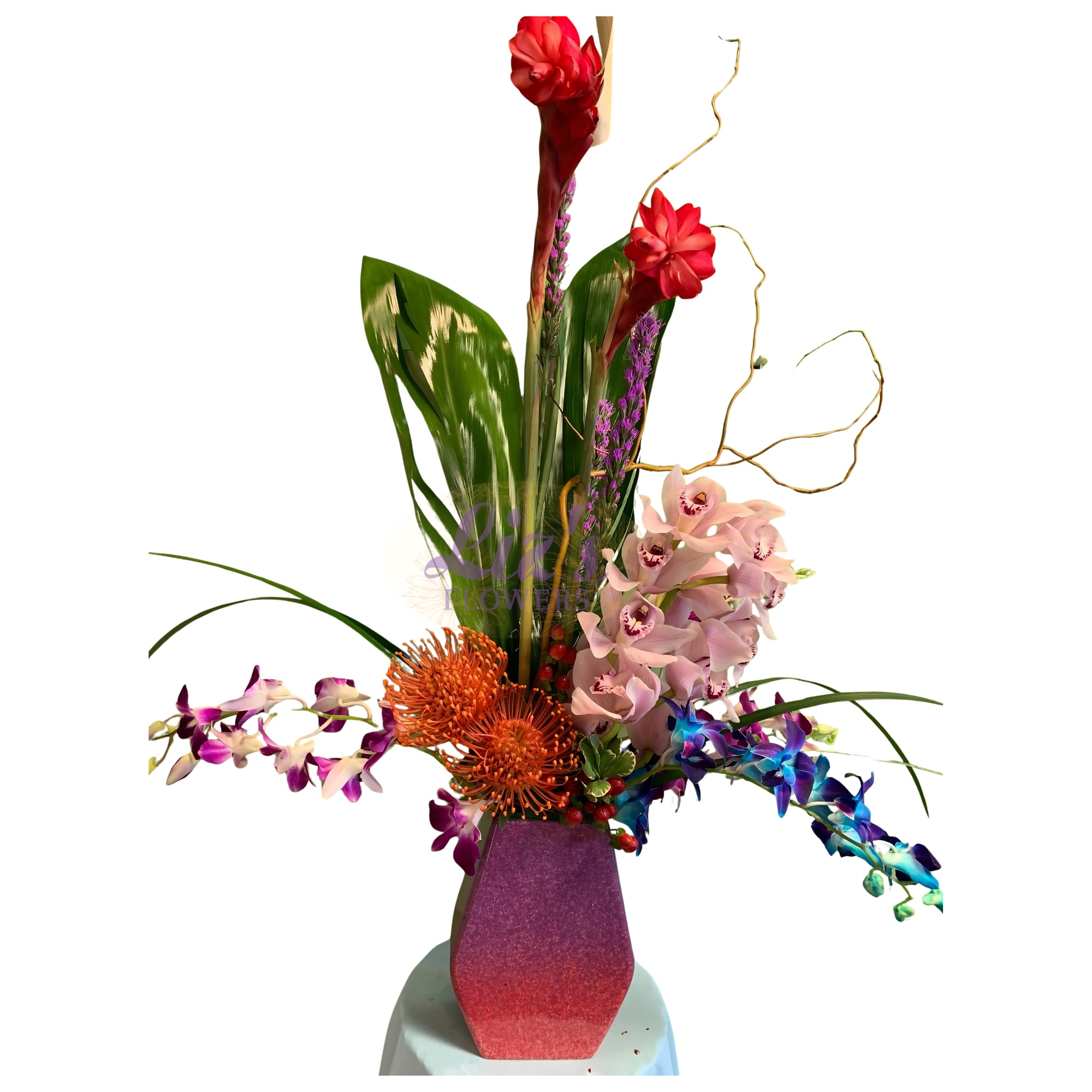 Send a warm tropical breeze to someone special with a colorful art, photo 2 of 2