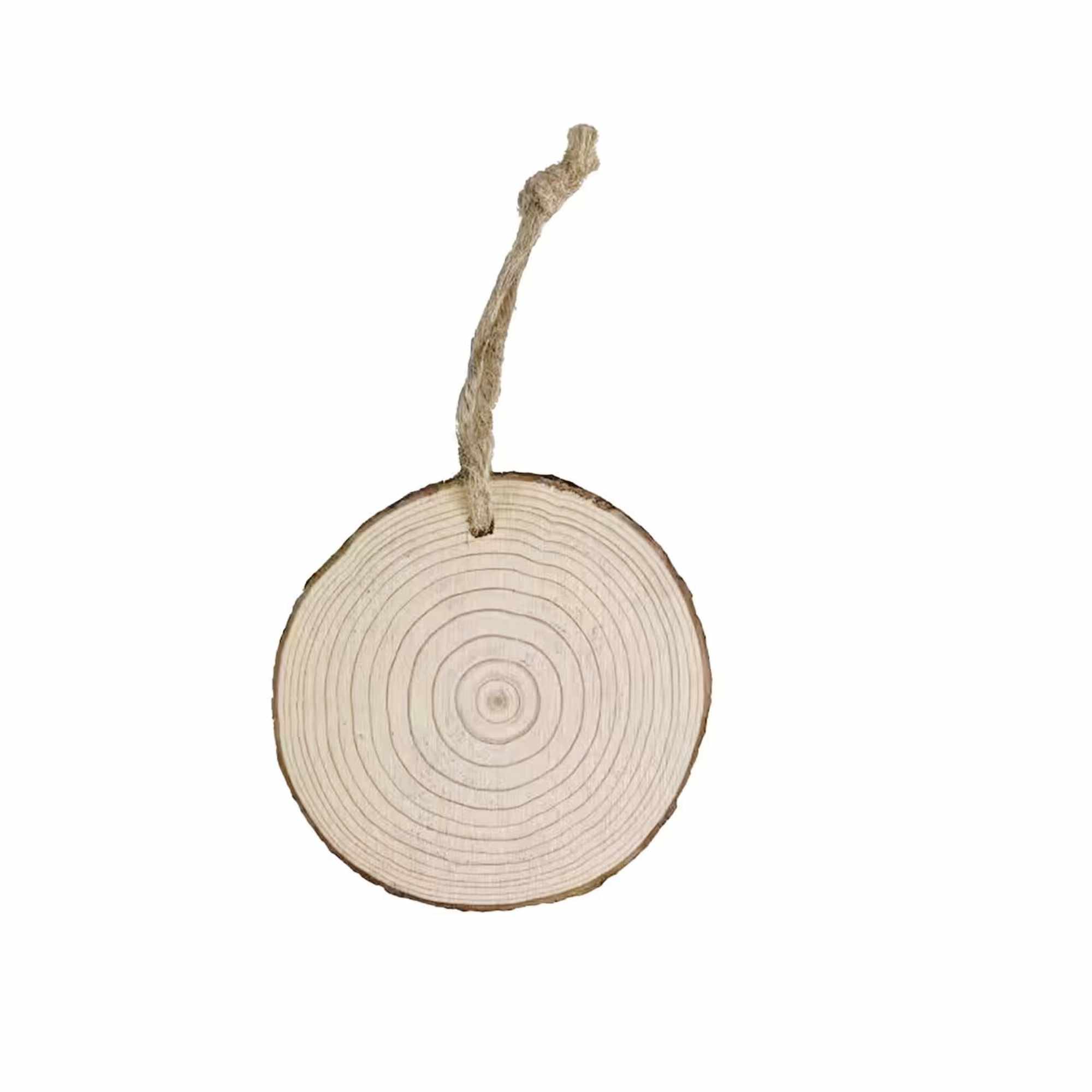 
Create a one-of-a-kind keepsake with this unfinished wooden ornament, perfect for crafting