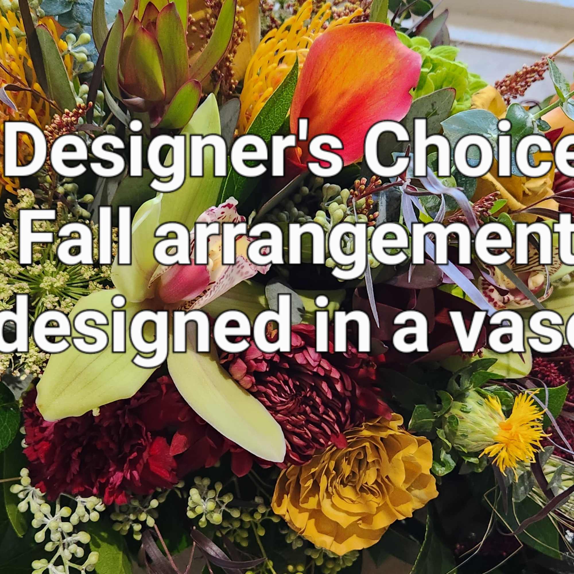 A BEAUTIFUL MIX OF THE FRESHEST IN SEASON FLOWERS BLOOMS. ARRANGED IN