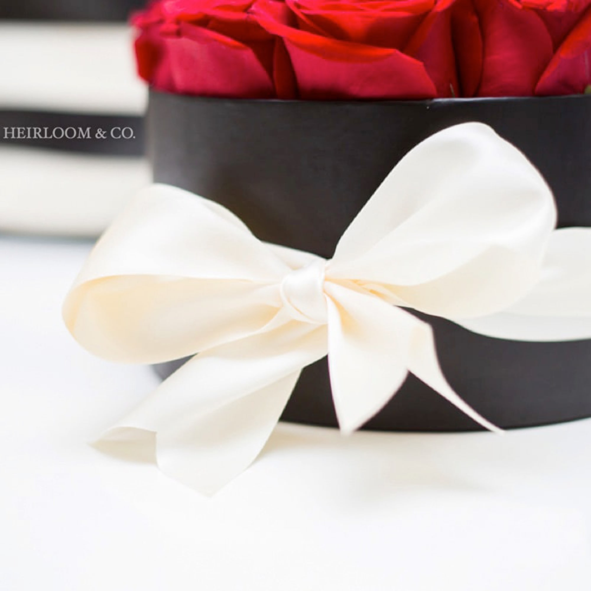 A DOZEN PREMIUM RED ROSES, LUXURY MATTE BLACK HATBOX, AND THE PERFECT, photo 2 of 3