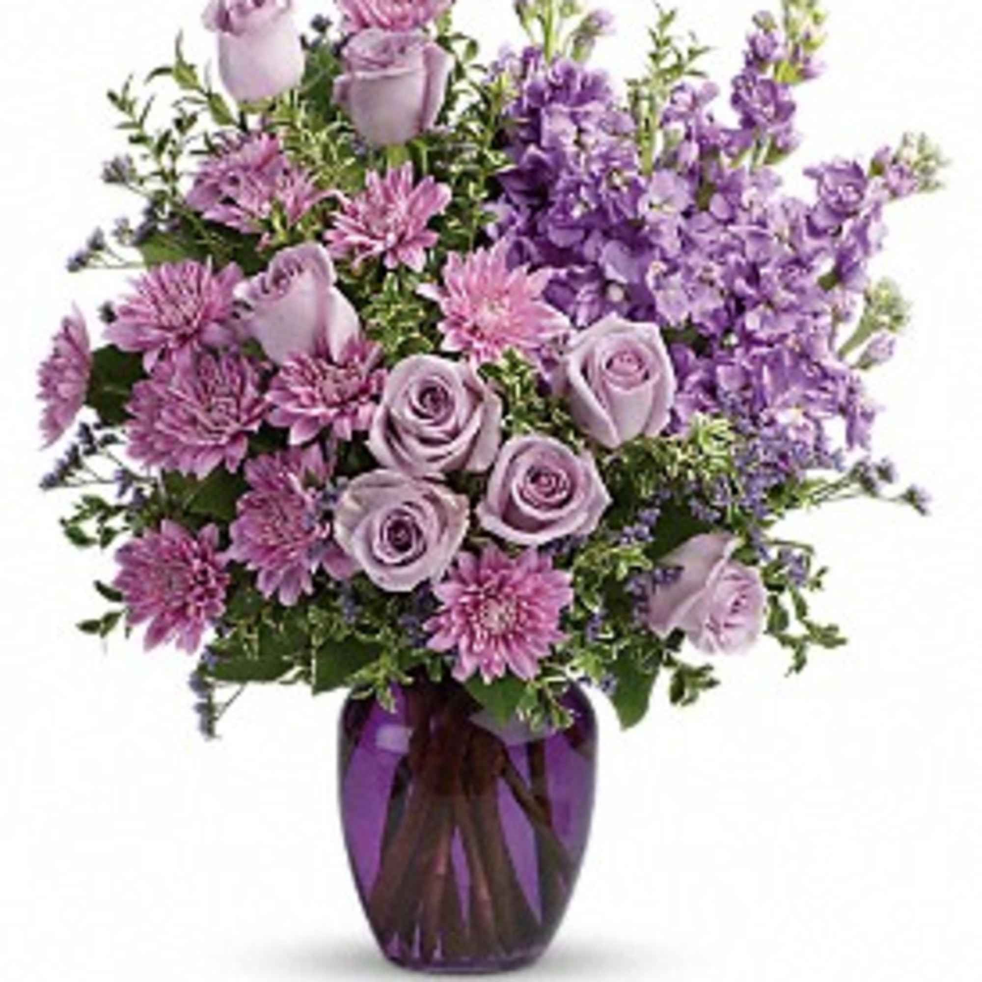 Capture the magic of togetherness with this bountiful bouquet of enchanting lavender
