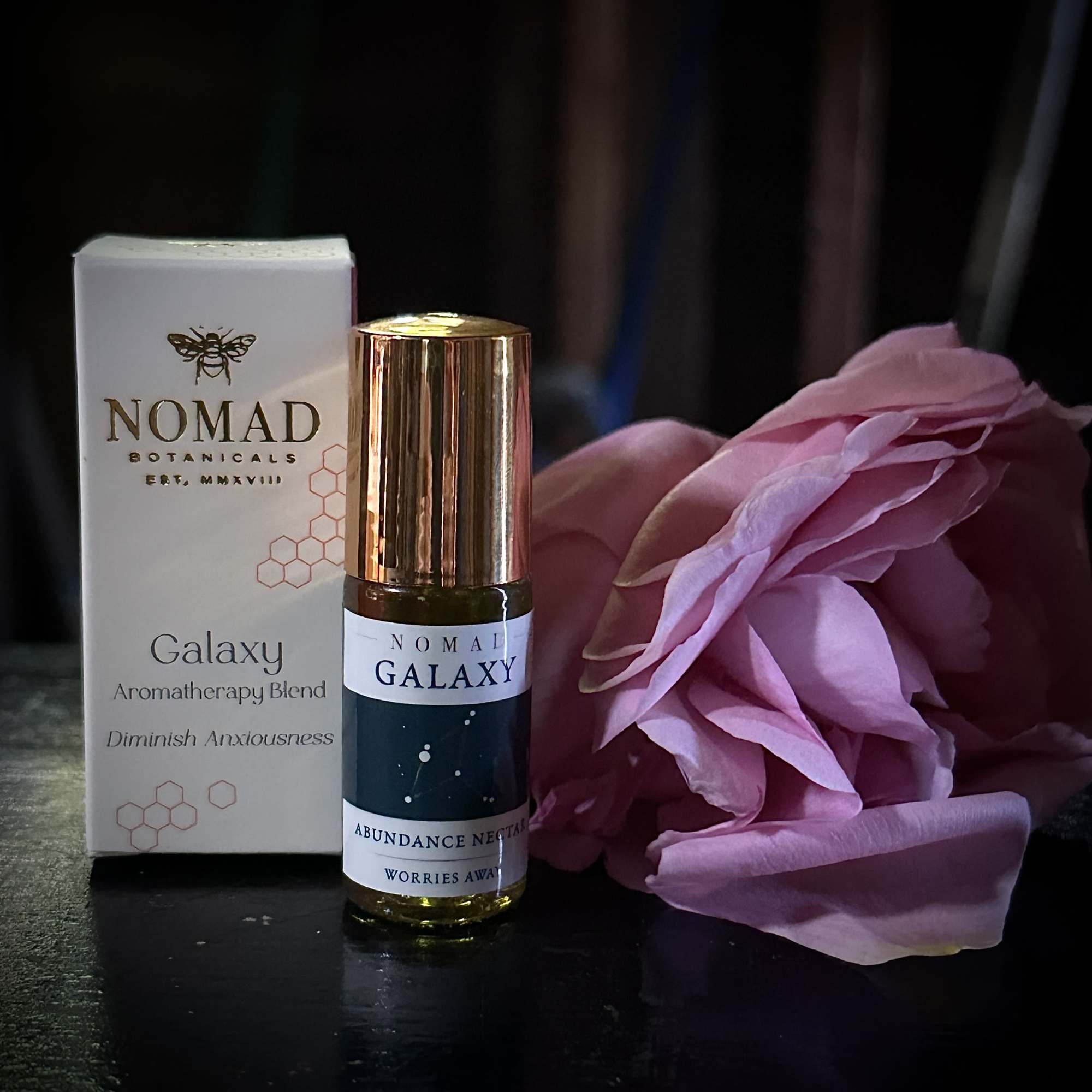 Aromatherapy, apply around your heart and to your wrists for an immediate