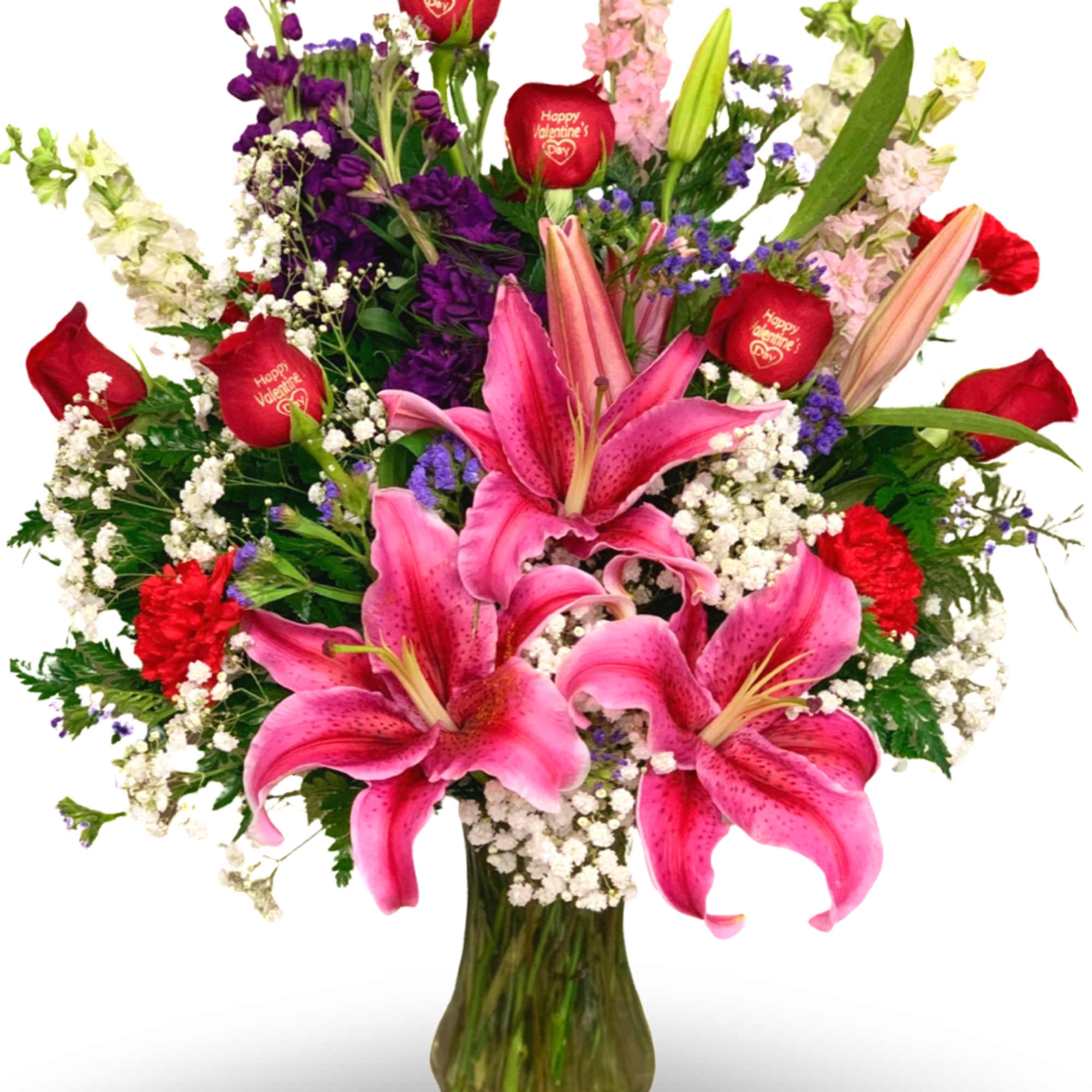 Celebrate your love and heartfelt emotion with a display of the most