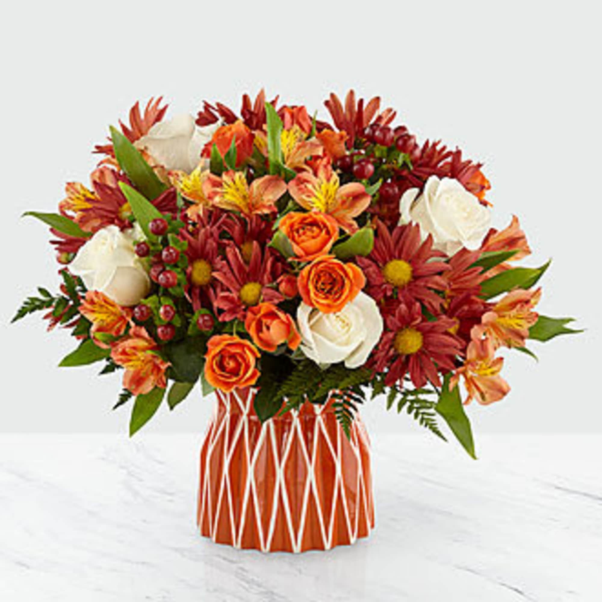 Our handcrafted Shades of Autumn Bouquet is designed to bring the comfort, photo 3 of 3