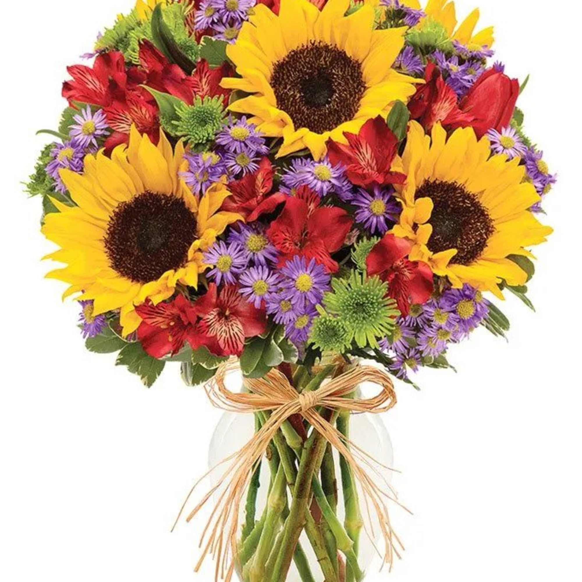 This bright &amp; cheery bouquet will make anyone smile! 