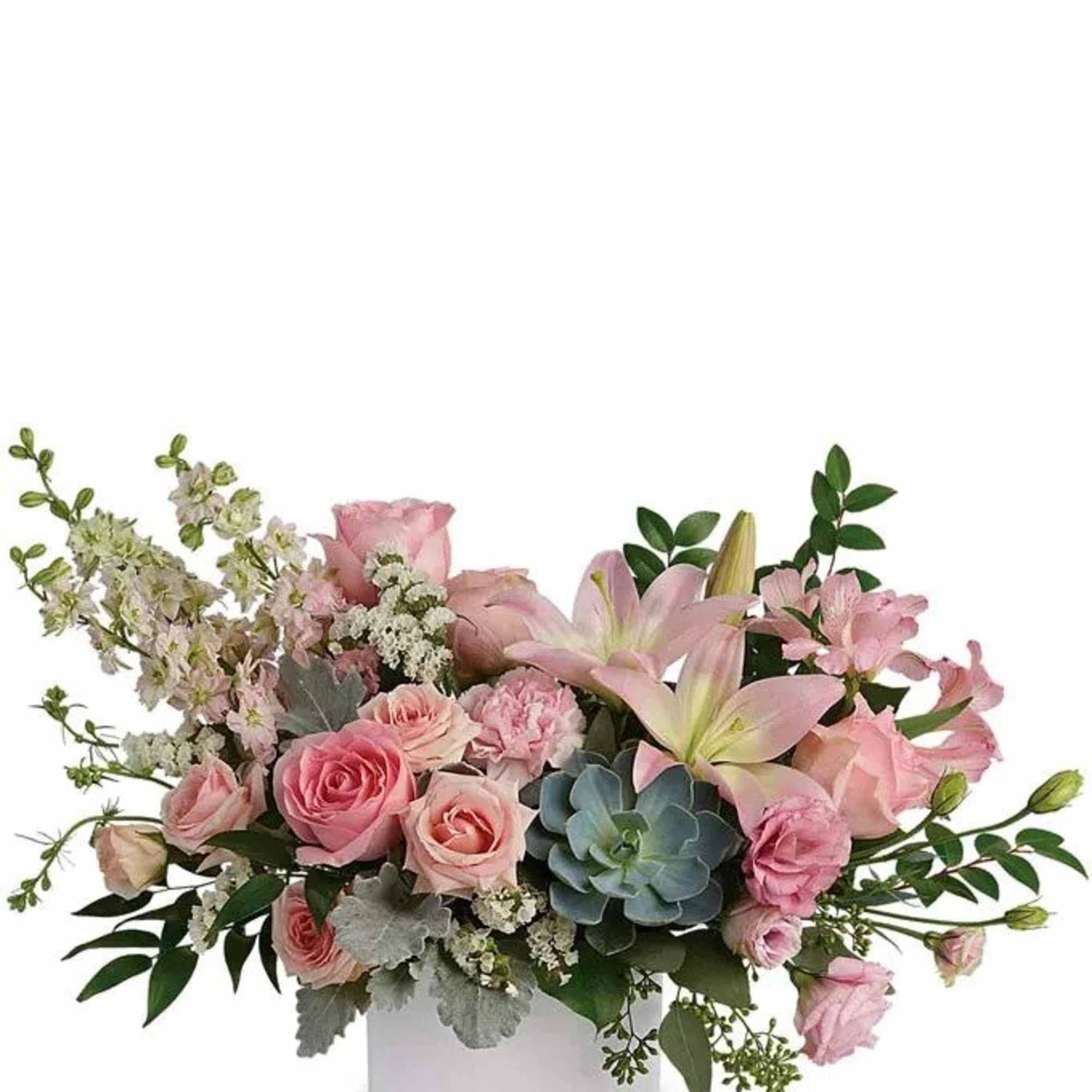 Natural design, modern feel - a succulent for a unique touch!
