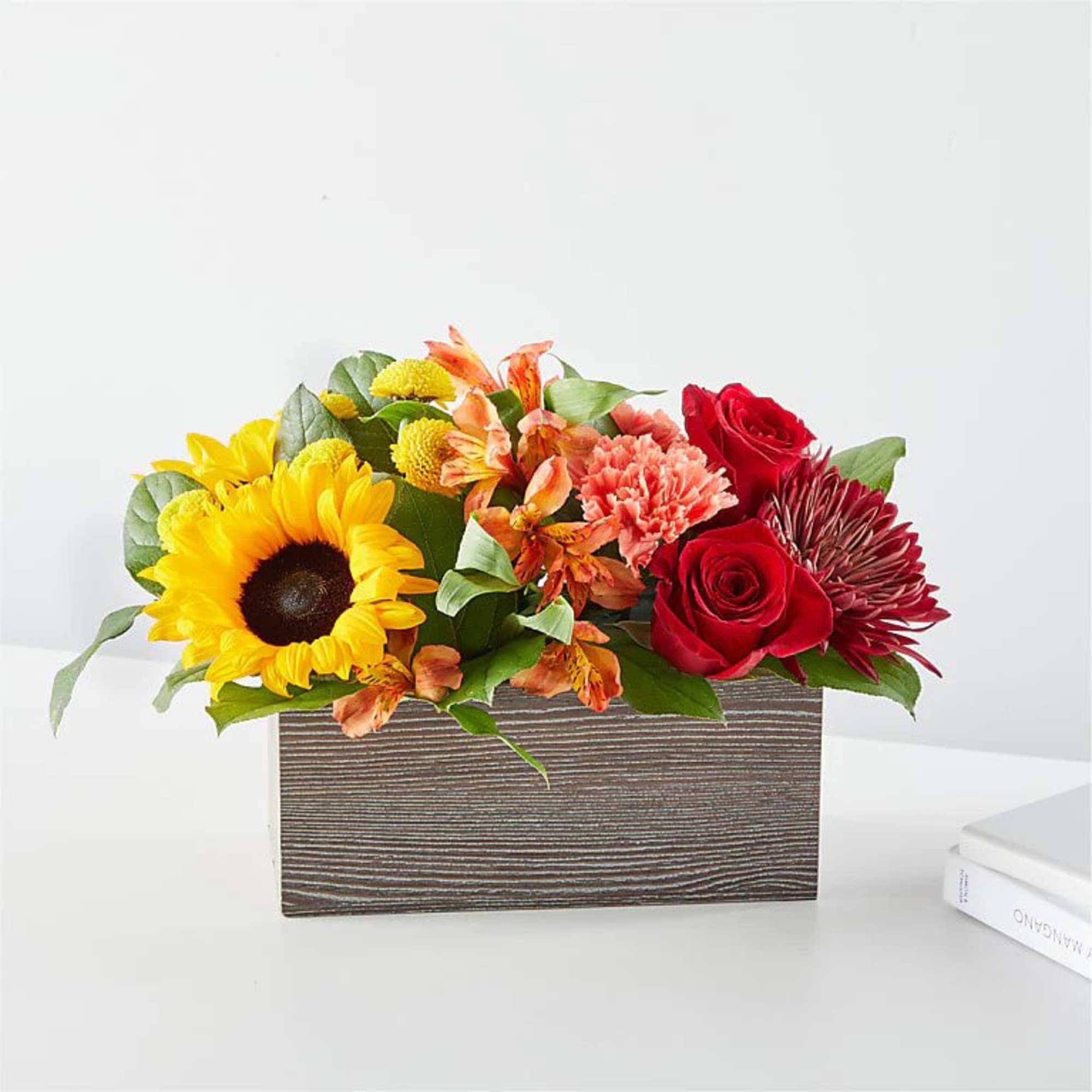 The beautiful shades of fall, all boxed up and ready to delight.